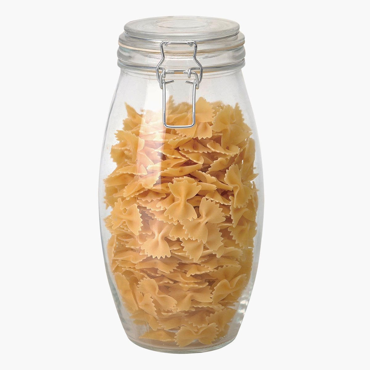 جرّة زجاجية محكمة الغلق بغطاء - طقم من 3 قطع-hbxhomeware-hbxkitchen-image-4