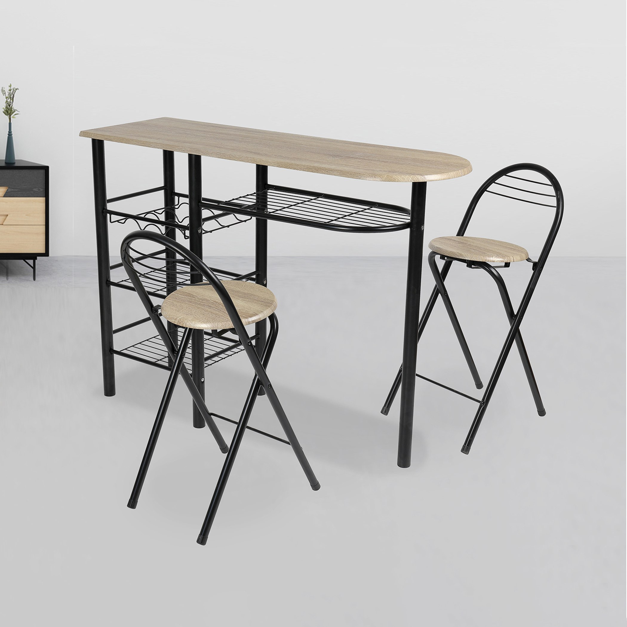 Joy 2-Seater Kitchen Table Set-hbxfurniture-diningtablesandsets-diningsets-image-1