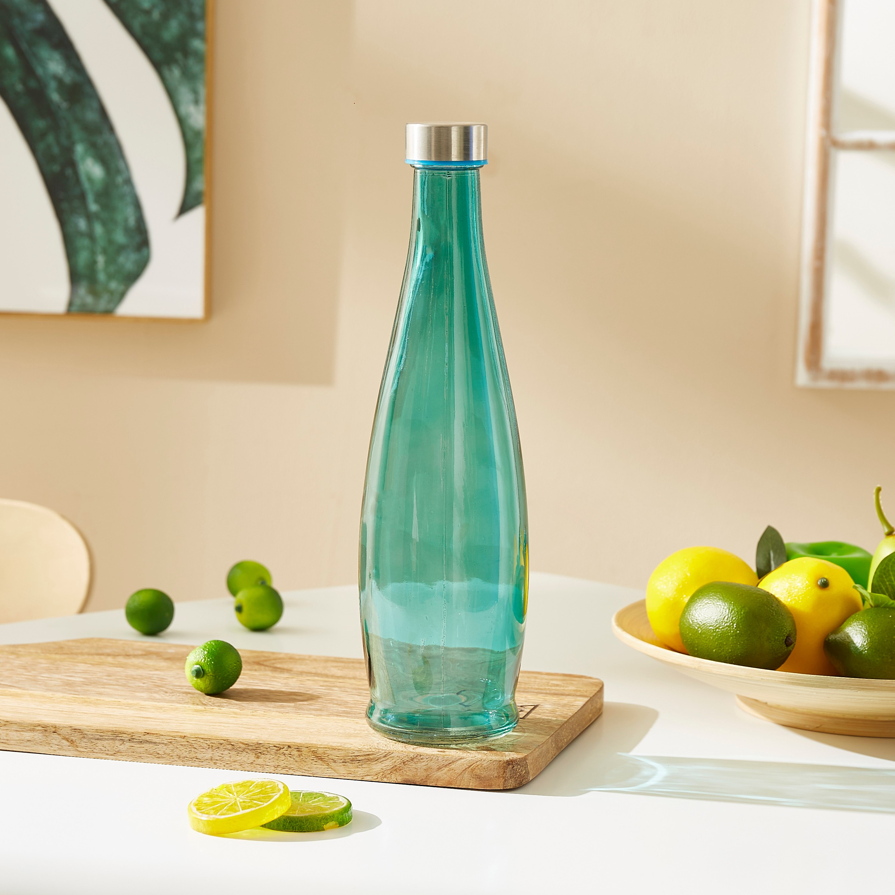 قارورة مياه زجاجية من بيليسيمو - 1 لتر-hbxhomeware-diningandtabletop-bottles-image-1