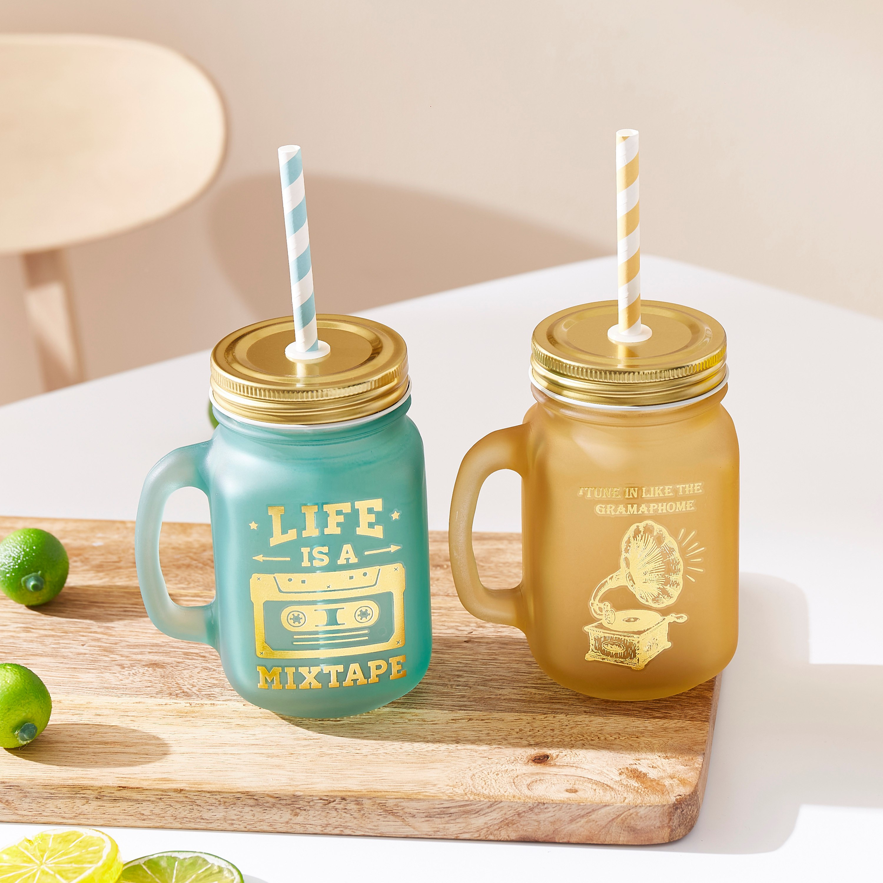 Bellissimo 2-Piece Mason Jar Set - 450 ml-hbxhomeware-hbxkitchen-image-1