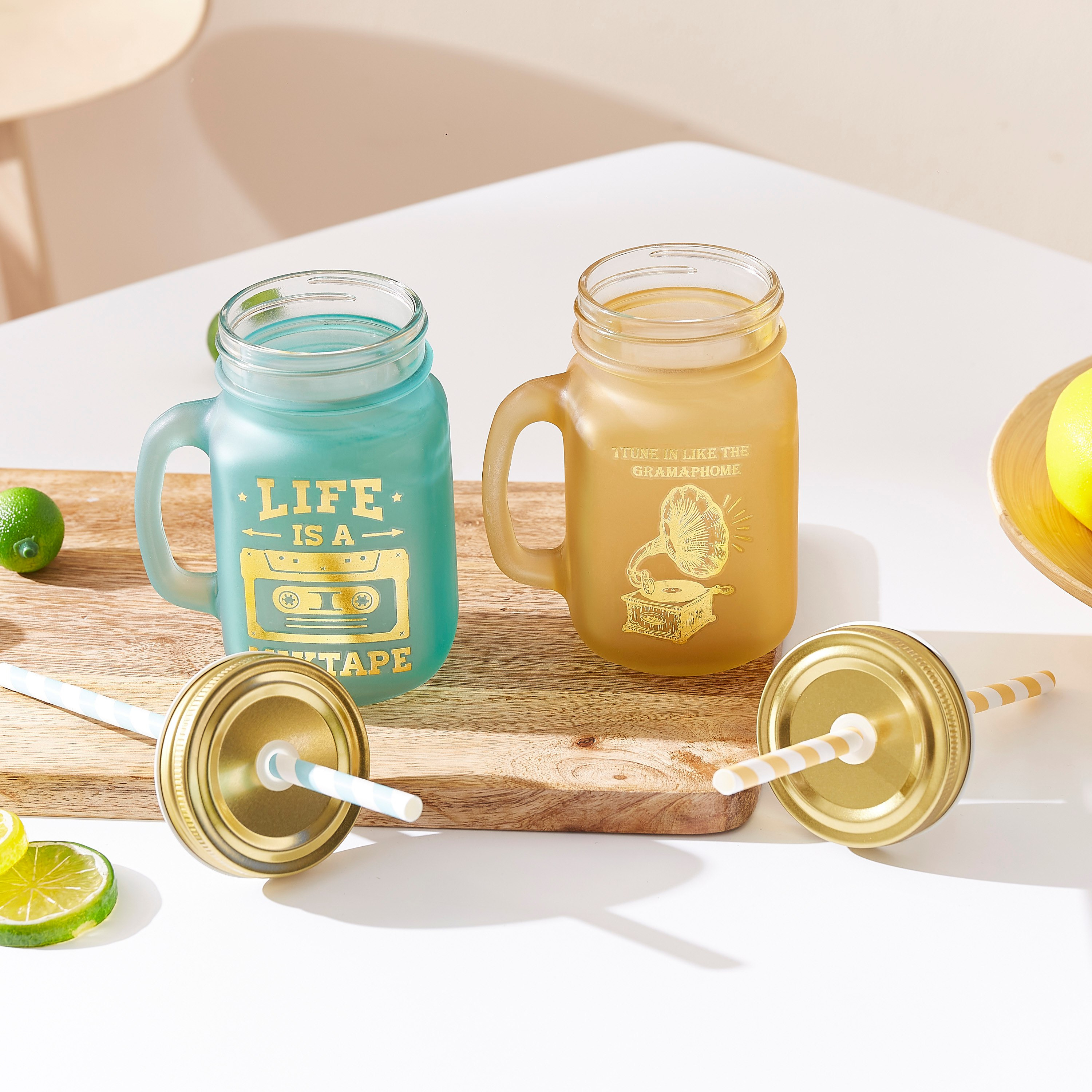Bellissimo 2-Piece Mason Jar Set - 450 ml-hbxhomeware-hbxkitchen-image-2