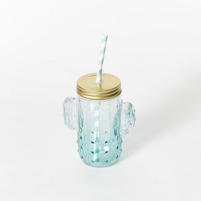 Bellissimo Cactus Mason Jar - 400 ml-Containers and Jars-image-5
