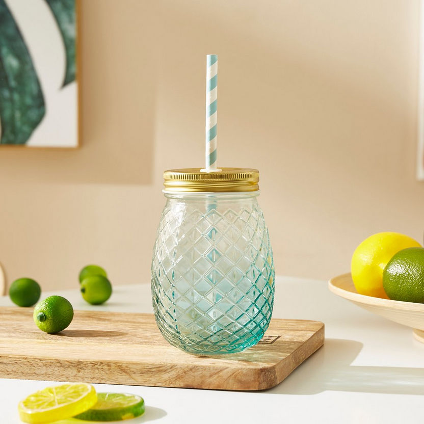 Bellissimo Pineapple Mason Jar - 500 ml-Containers and Jars-image-0
