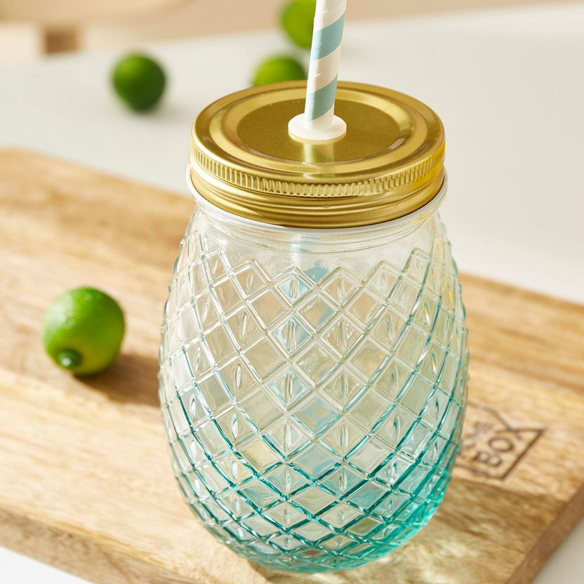 Bellissimo Pineapple Mason Jar - 500 ml-Containers and Jars-image-2