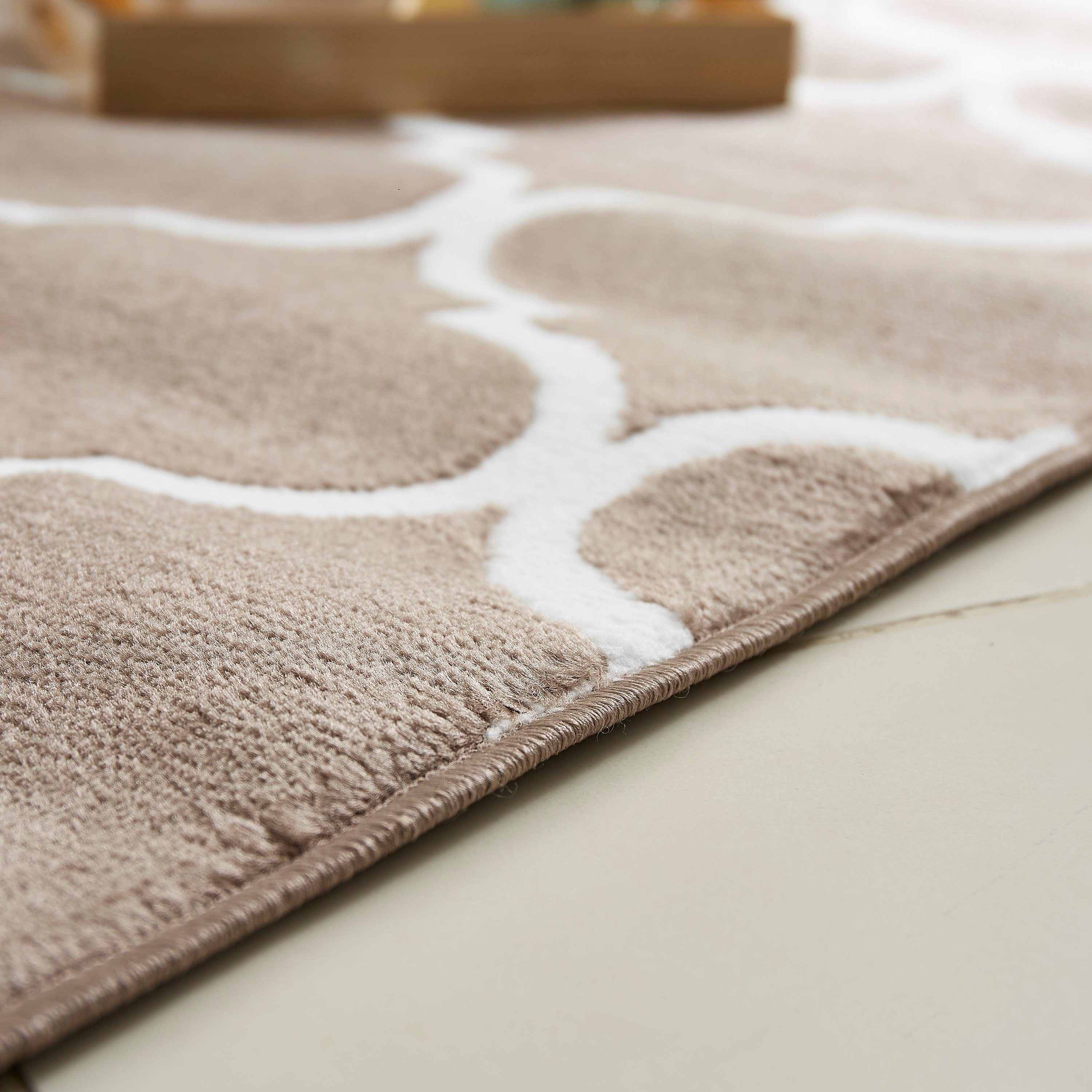 سجادة بولي بروبلين مقاومة للبقع تريليس من مشاعل - 110x160 سم-hbxdecorandfurnishings-floorcoverings-rugs-image-3