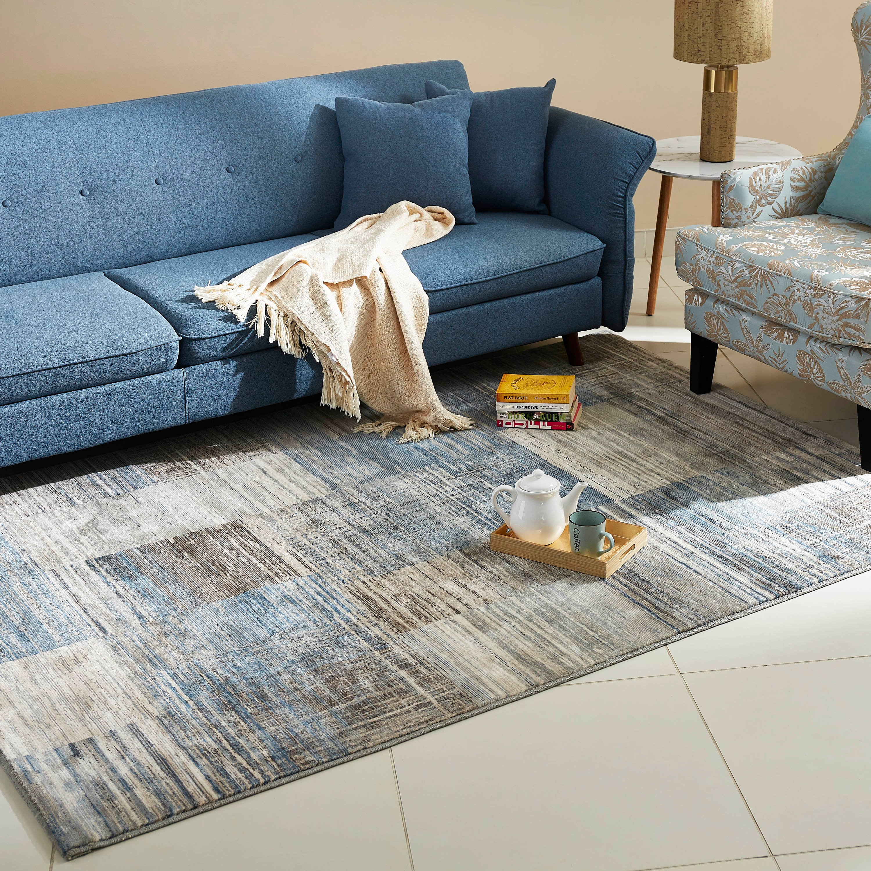 سجادة بولي بروبلين مقاومة للبقع من كيندرا لويد - 120x170 سم-hbxdecorandfurnishings-floorcoverings-rugs-image-1