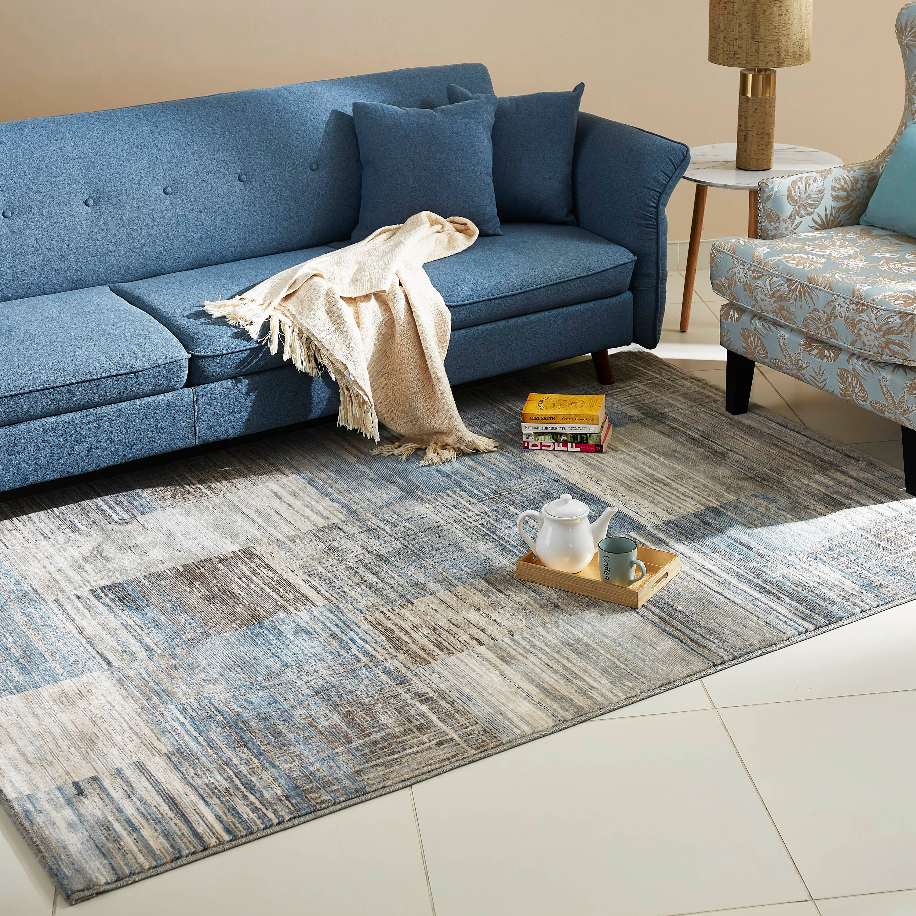 سجادة بولي بروبلين مقاومة للبقع من كيندرا لويد - 160x230 سم-hbxdecorandfurnishings-floorcoverings-rugs-image-1