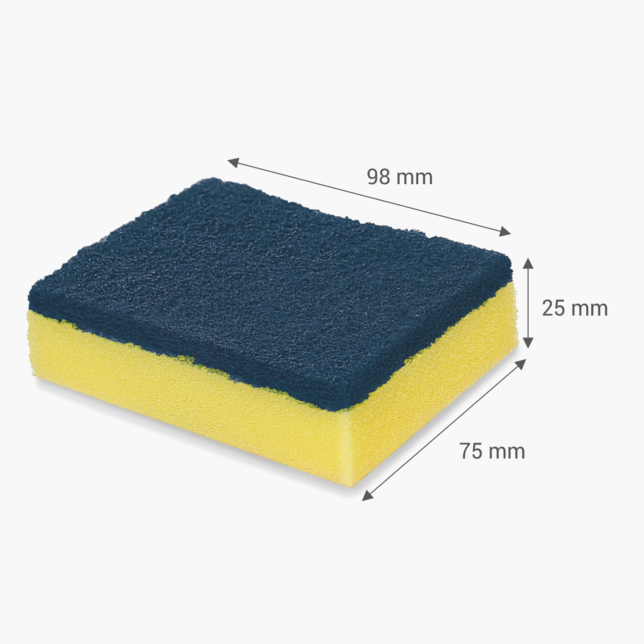 ليفة تنظيف إسفنجية بريميو مضادة للبكتيريا من لا- بوليتا - 9.8x7.5x2.5 سم-hbxbathroom-laundry-cleaningaccessories-image-2