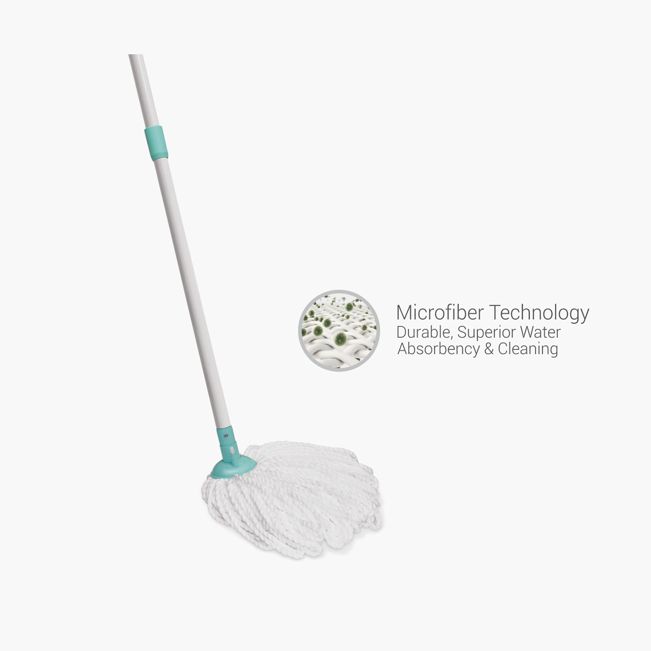 La-Pulita Premio Looped Microfibre Floor Mop - 16x148 cm-hbxbathroom-laundry-cleaningaccessories-image-3