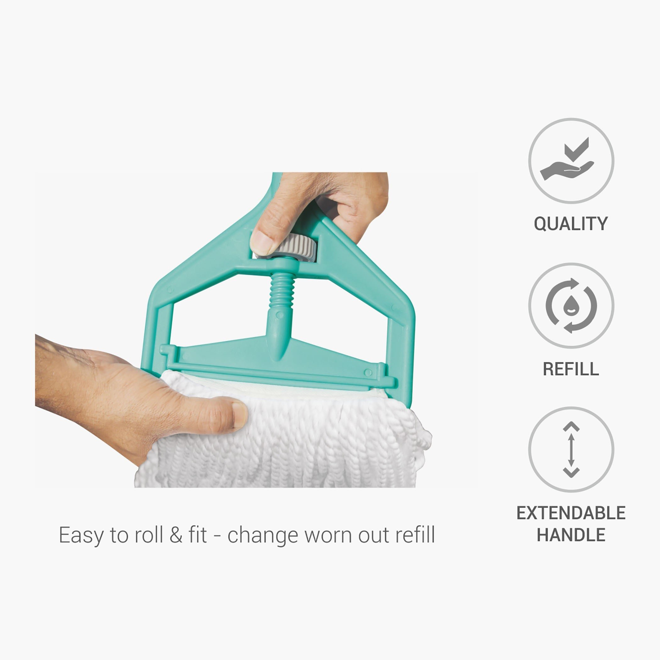 ممسحة رول آند فيت من لابوليتا بريميو - 24x160 سم-hbxbathroom-laundry-cleaningaccessories-image-3