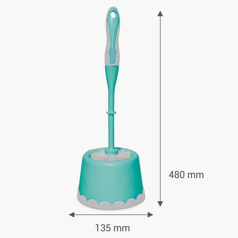 La-Pulita Premio Toilet Brush with Caddy - 13.5x48 cm-Cleaning Accessories-image-3