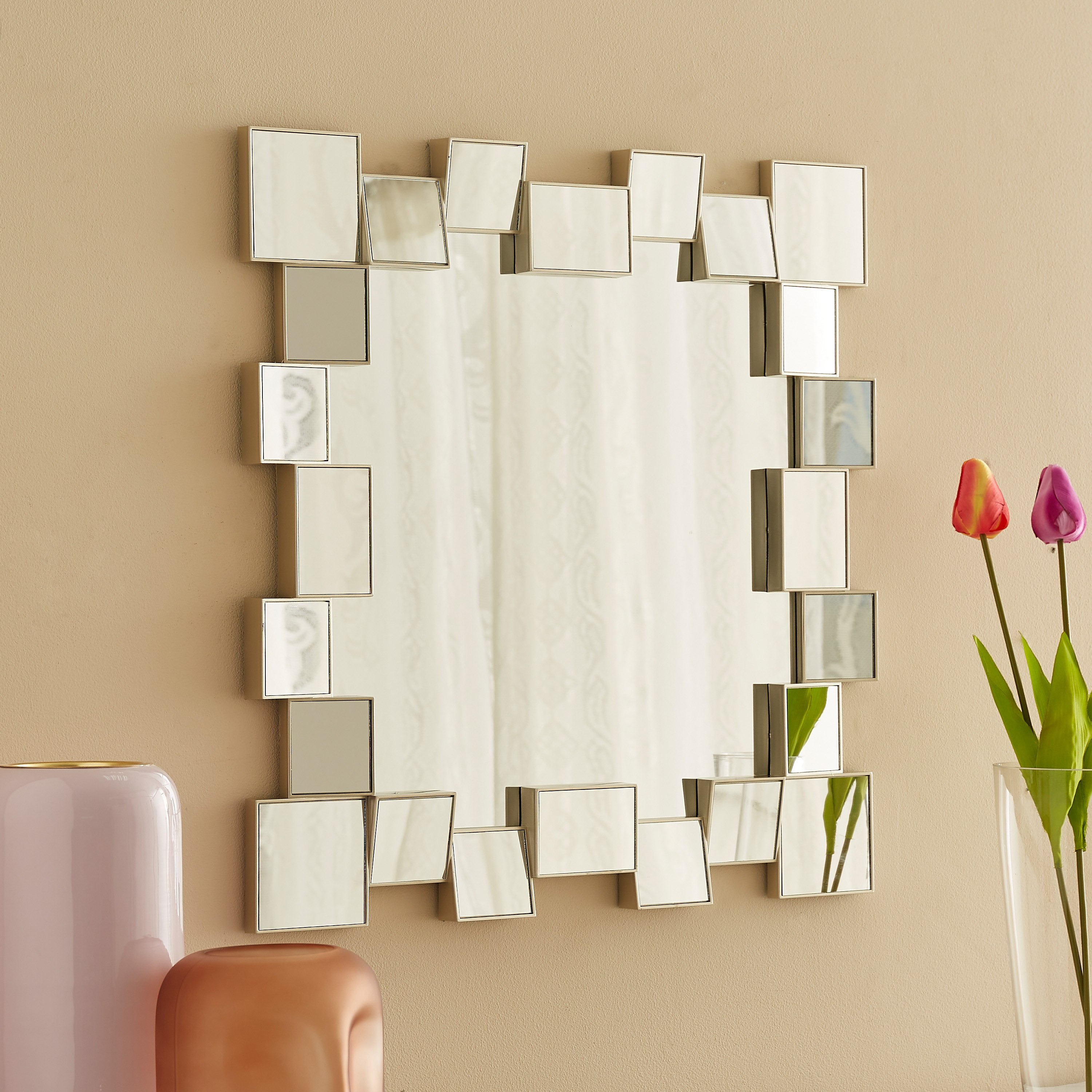 Onyx Square Mirror On Mirror - 60x60x3 cm-PROMO_HB_AE_B1G1_250925-image-1