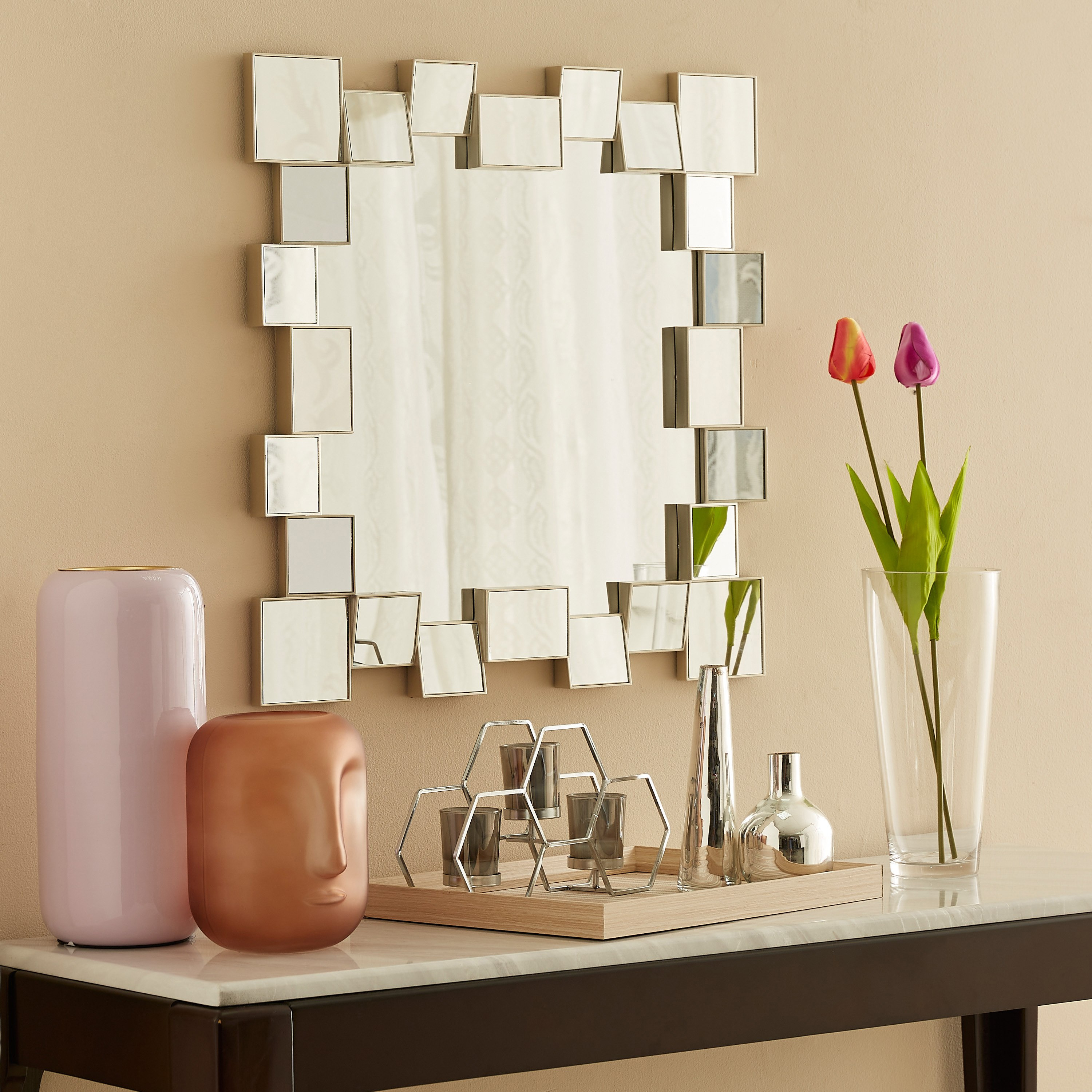Onyx Square Mirror On Mirror - 60x60x3 cm-PROMO_HB_AE_B1G1_250925-image-4