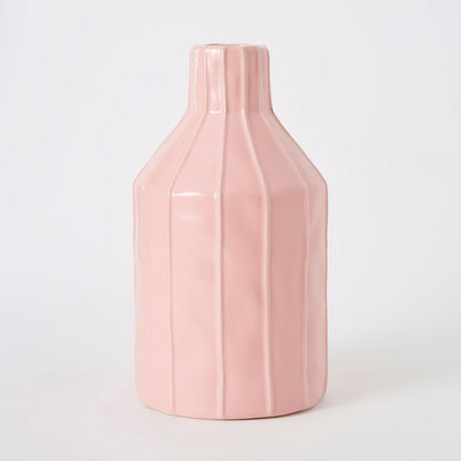 Sansa Ceramic Bottle Vase - 14x14x25.5 cms