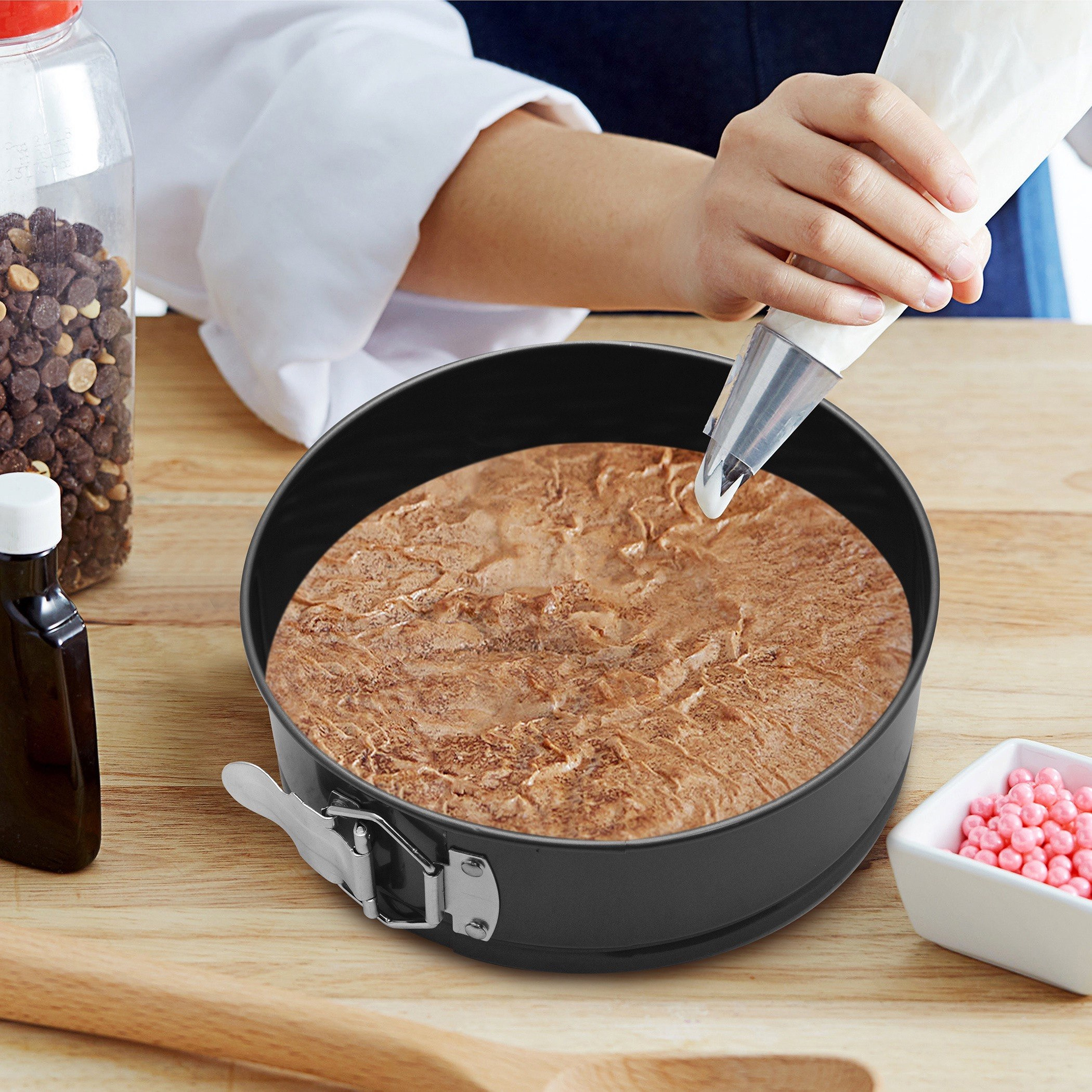 Fiona Round Clip Bake Pan - 24x24x6 cm-hbxkitchen-bakeware-image-2