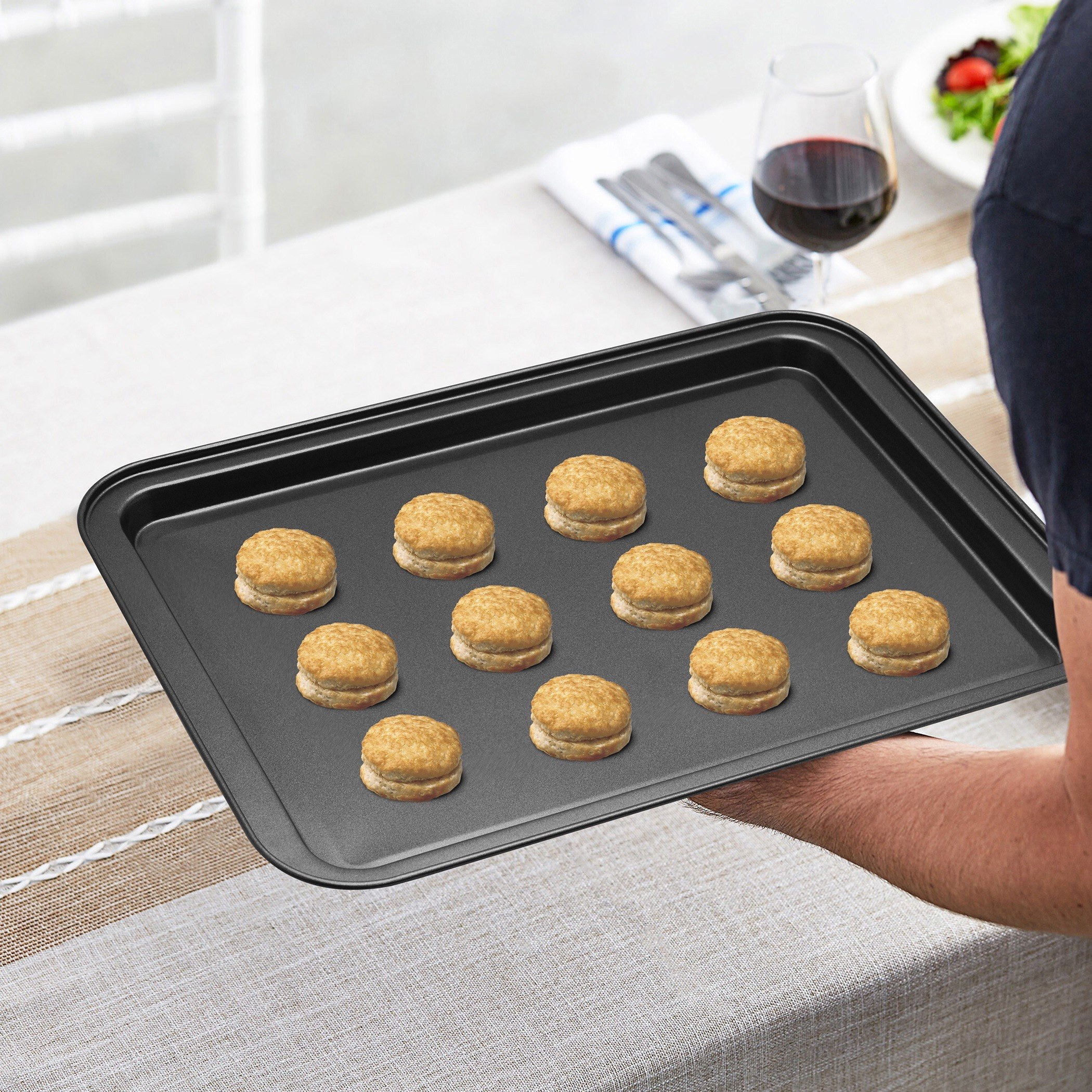 صينية خبز من فيونا - 37x27x2 سم-hbxkitchen-bakeware-image-1