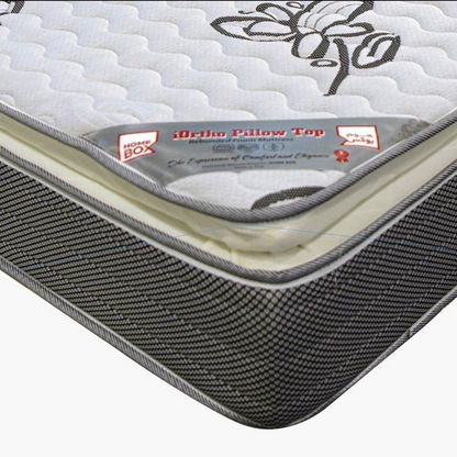 iOrtho King Size Pillow Top Rebonded Foam Mattress - 180x200x25 cms