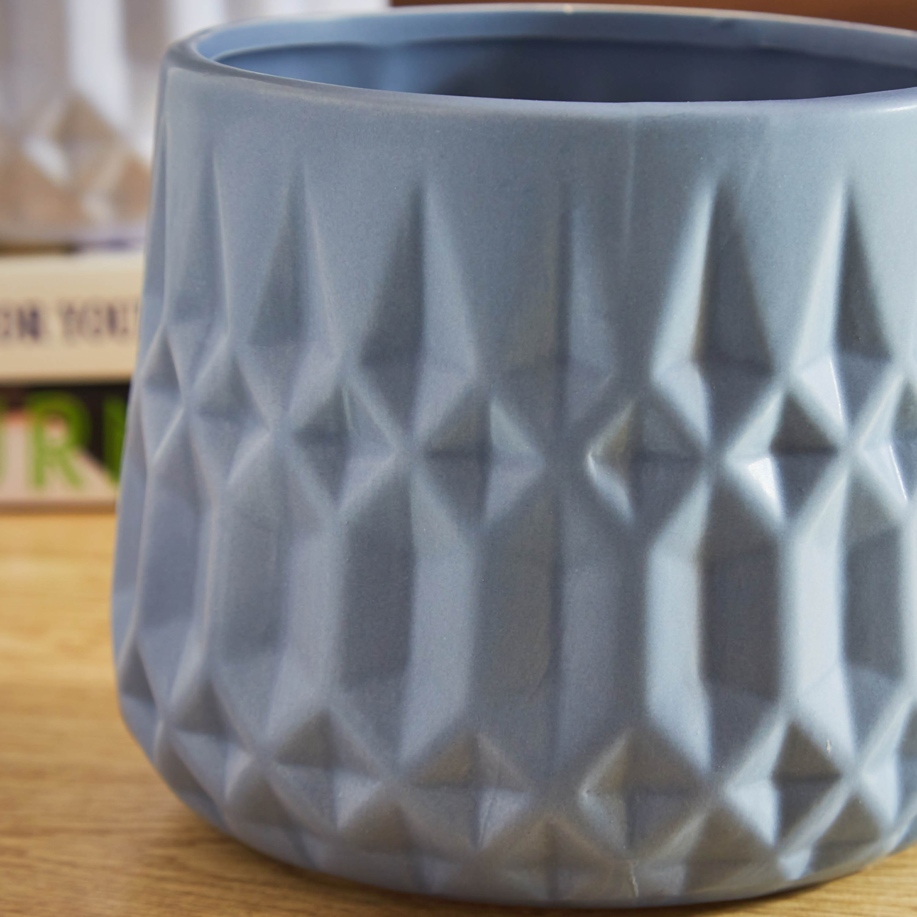 أصيص سيراميك ماسي الملمس من سيارا - 14x14x13 سم-hbxhomeware-hbxdecorandfurnishings-image-3