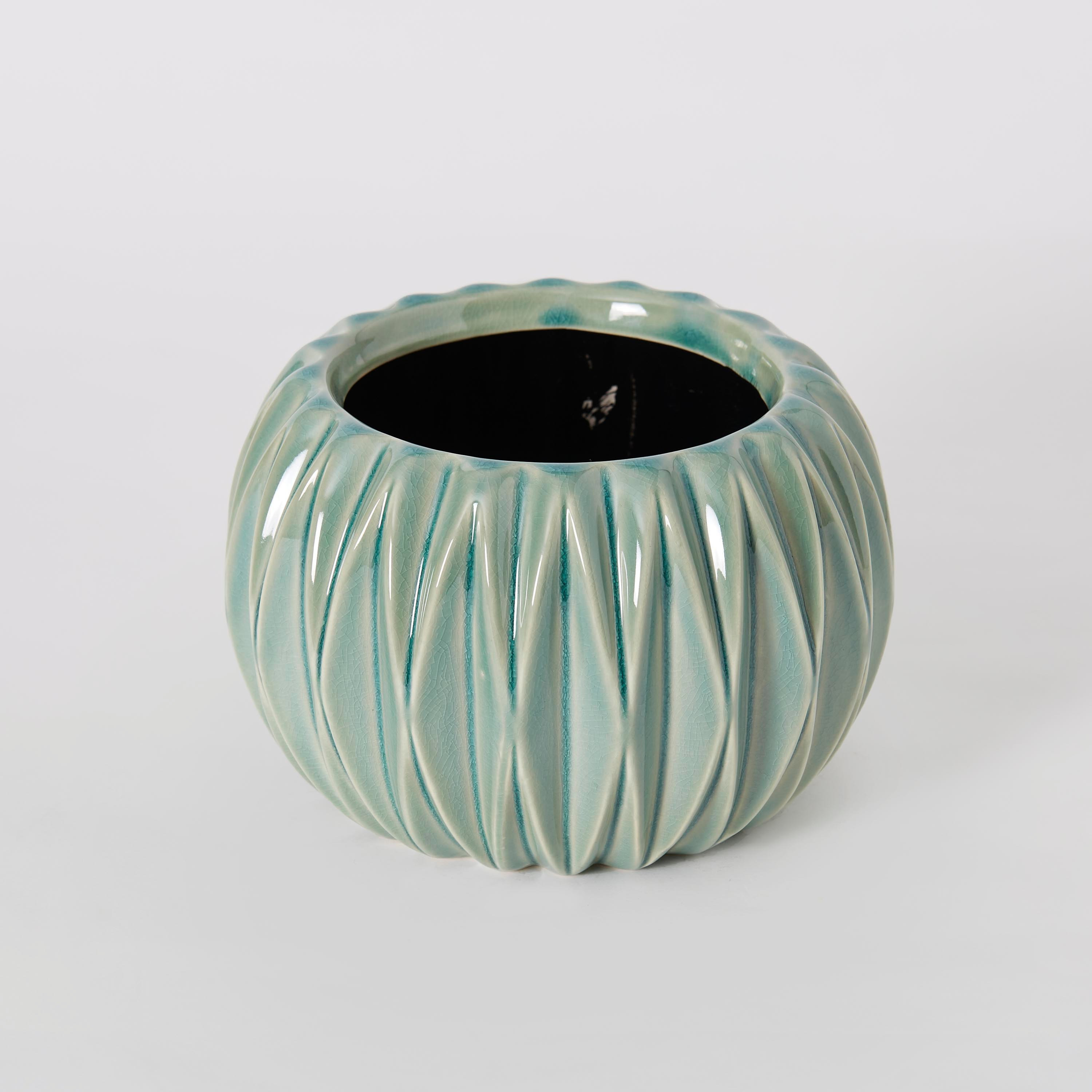 أصيص سيراميك دائري من سيارا - 19x19x13.5 سم-PROMO_HB_AE_B1G1_250925-image-5
