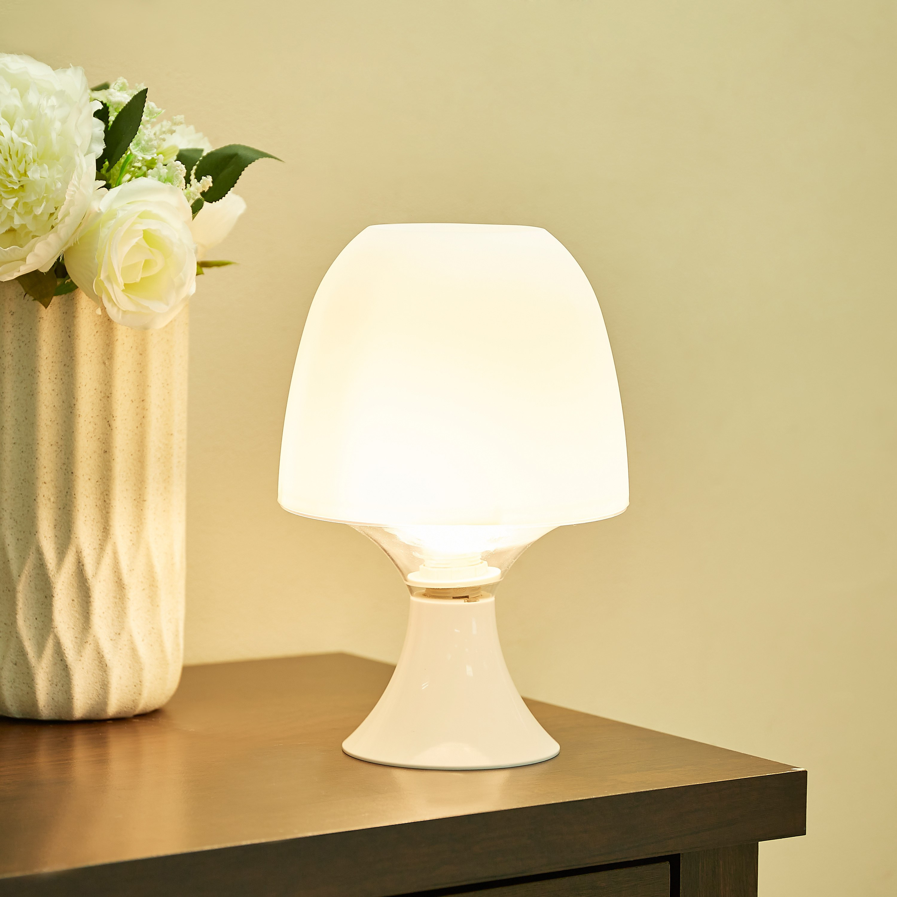 مصباح طاولة بولي بروبيلين جلو من هاربر - 16x25 سم-hbxlivingroom-lighting-tablelamps-image-2