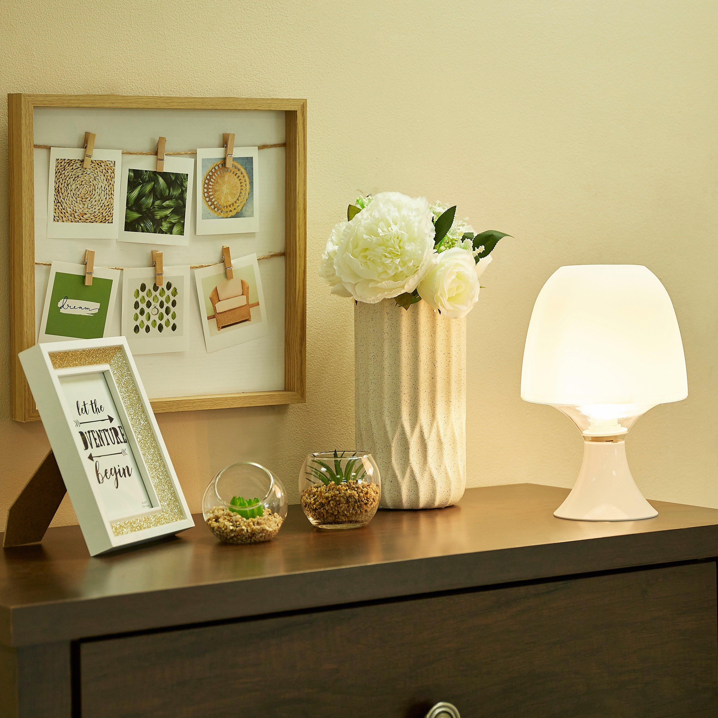 مصباح طاولة بولي بروبيلين جلو من هاربر - 16x25 سم-hbxlivingroom-lighting-tablelamps-image-4