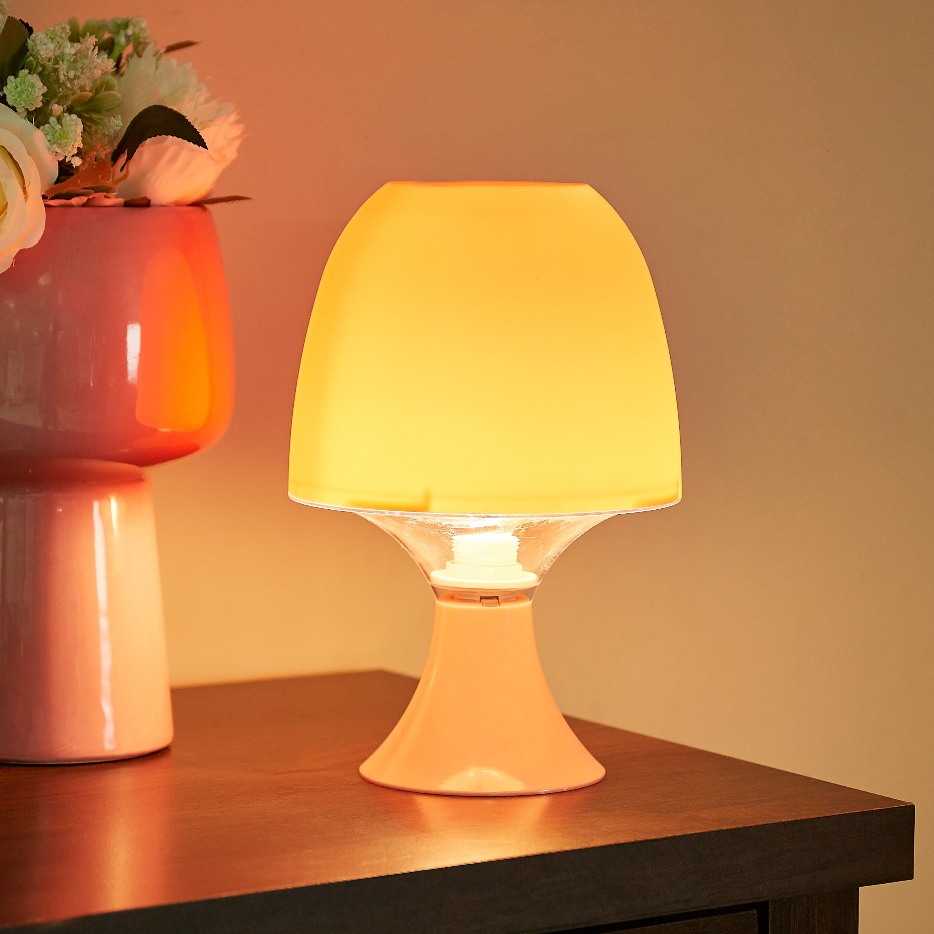 مصباح طاولة بولي بروبيلين جلو من هاربر - 16x25 سم-hbxlivingroom-lighting-tablelamps-image-2