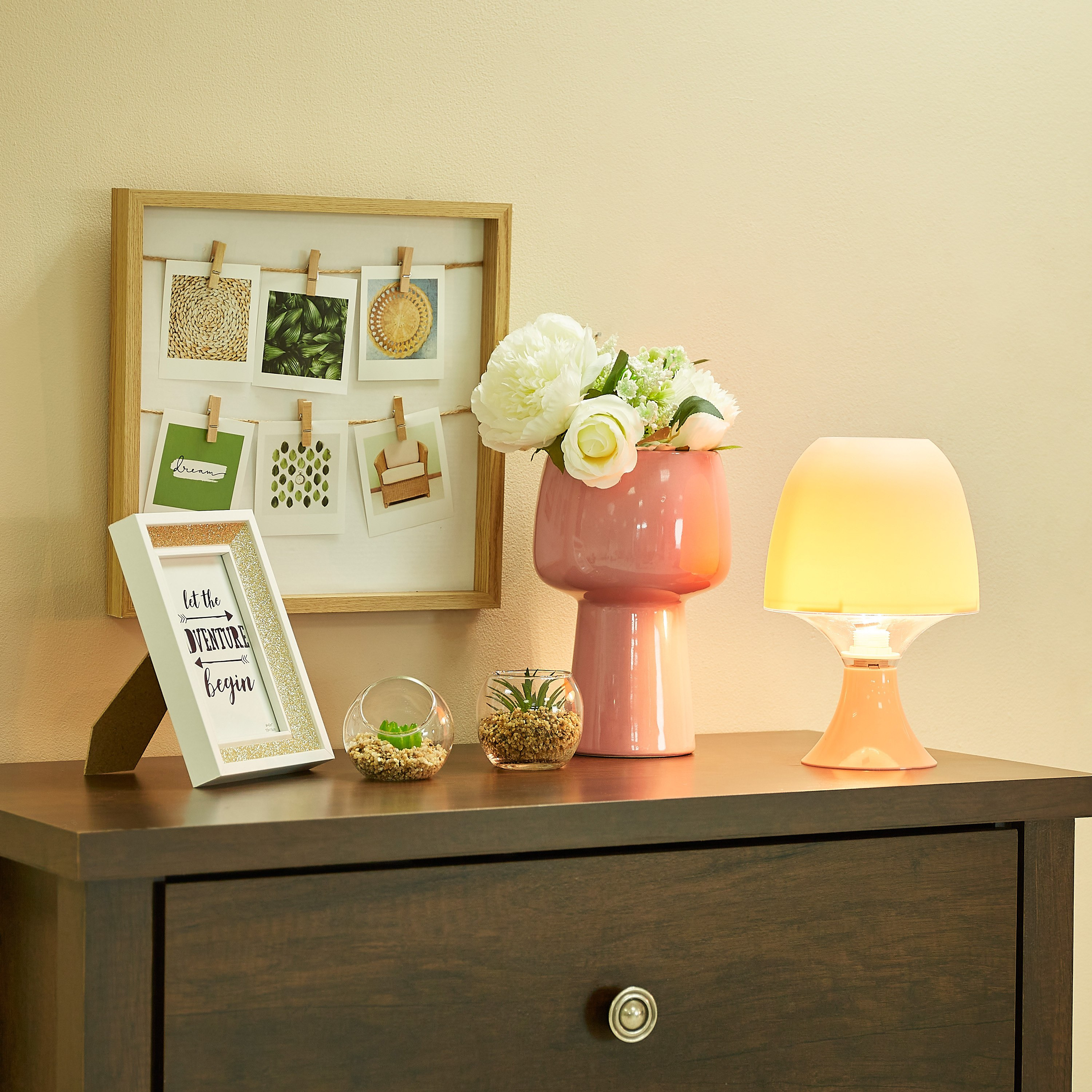 مصباح طاولة بولي بروبيلين جلو من هاربر - 16x25 سم-hbxlivingroom-lighting-tablelamps-image-4