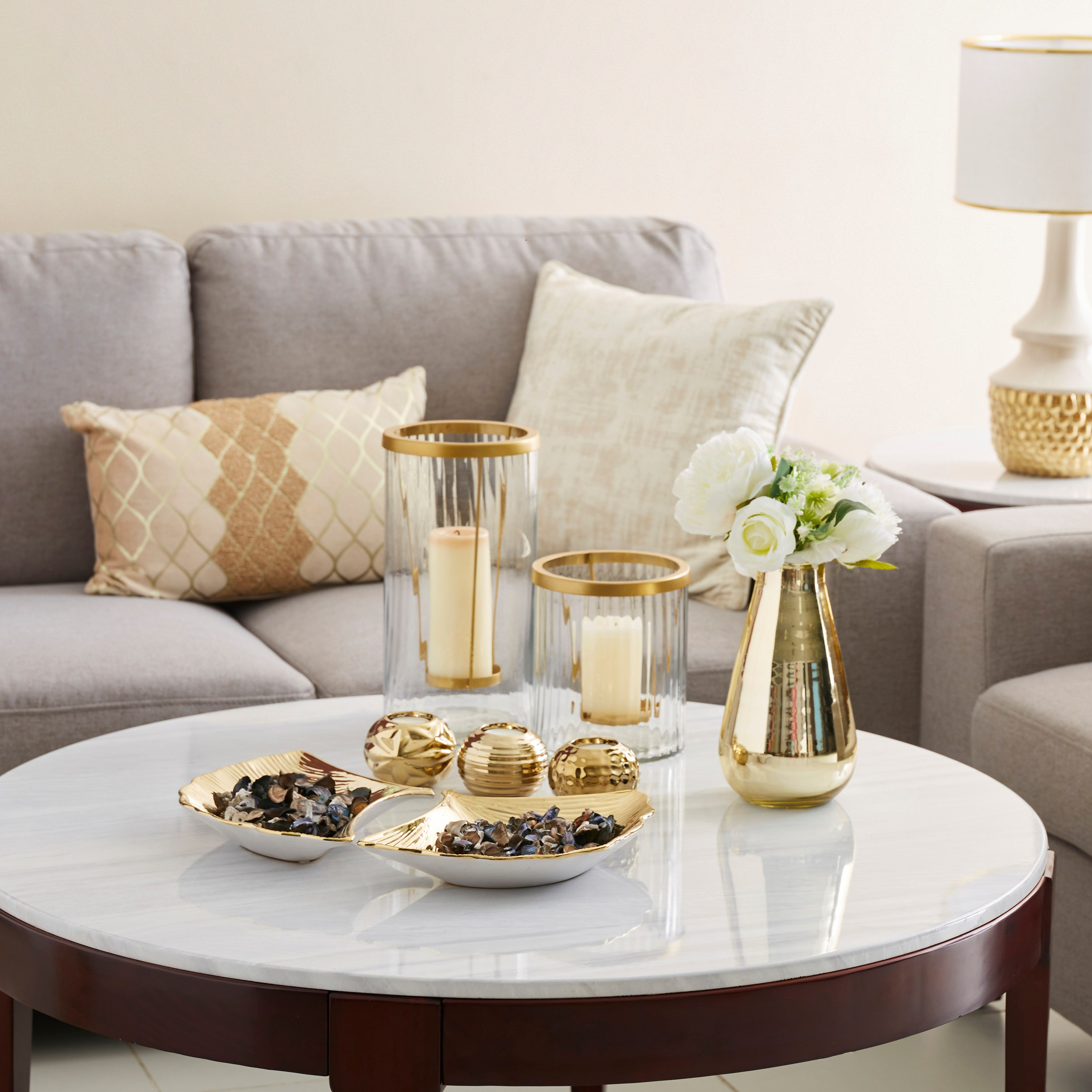 طقم حامل شموع سيراميك من 3 قطع كاسا - 9x9x7 سم-hbxlivingroom-decorandaccessories-candleholders-image-4