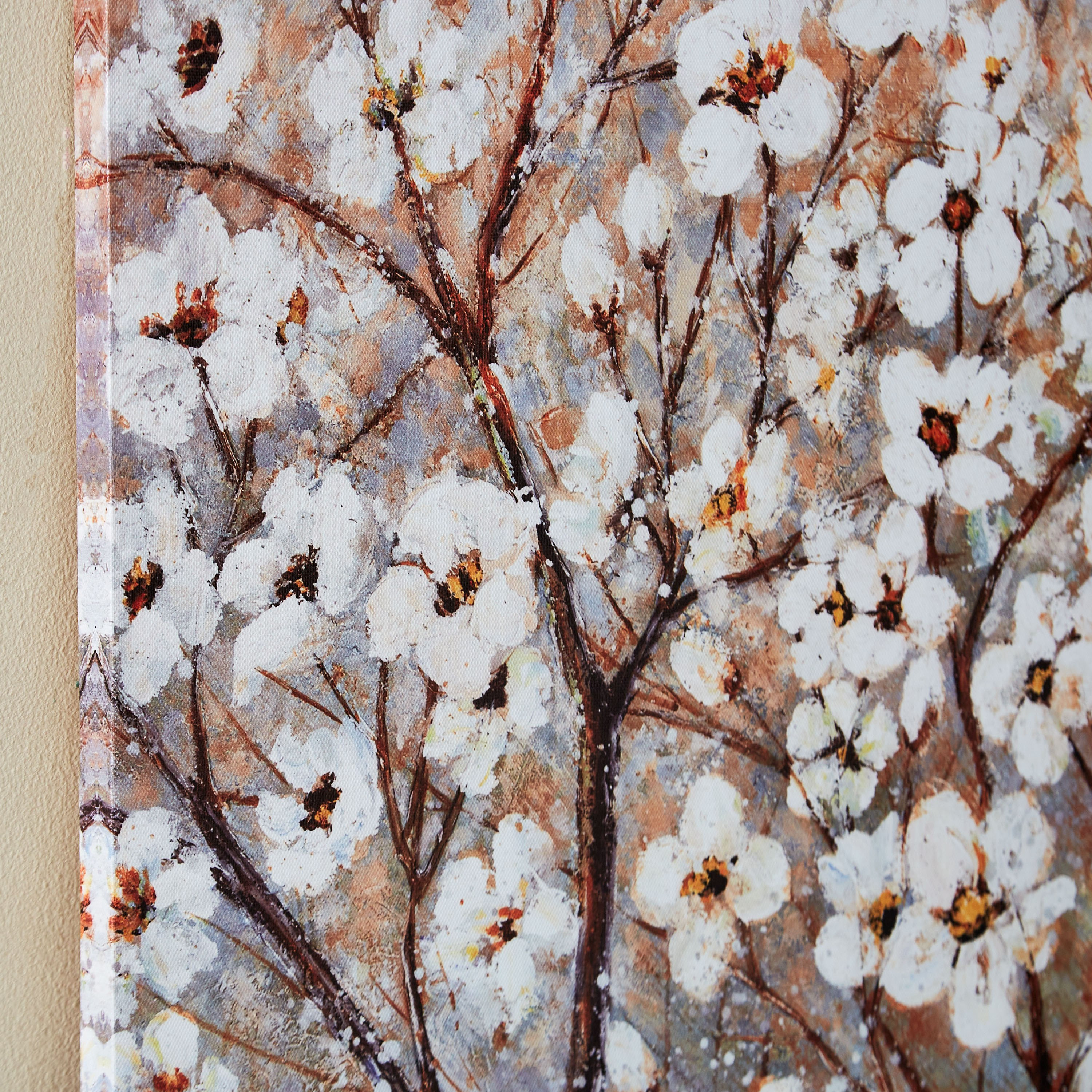 لوحة كانفاس مؤطرة بتصميم أزهار من إلمر - 40x2x40 سم-hbxhomeware-hbxdecorandfurnishings-image-3