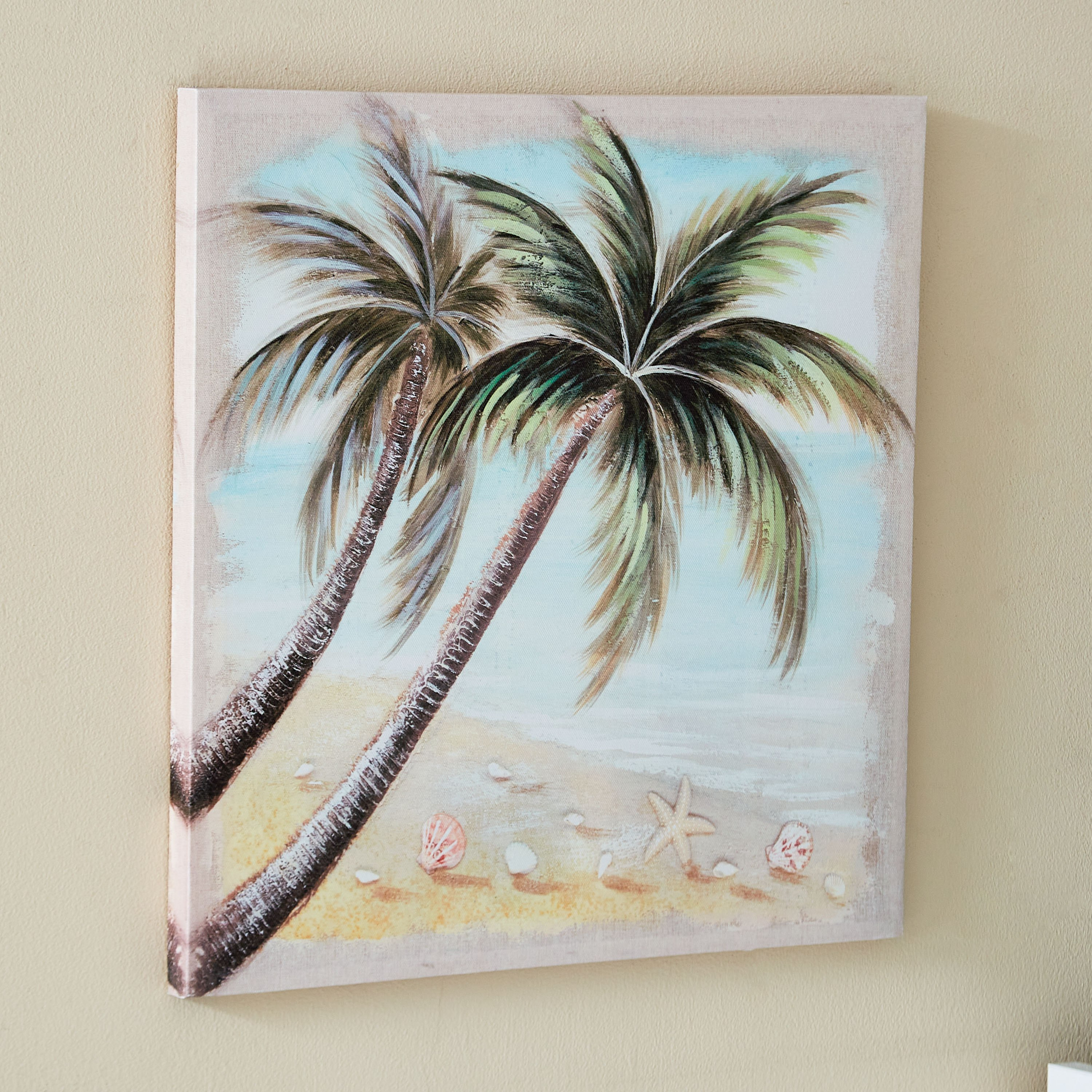 لوحة كانفاس مؤطرة لشجرة جوز الهند من إلمر - 40x2x40 سم-hbxhomeware-hbxdecorandfurnishings-image-2