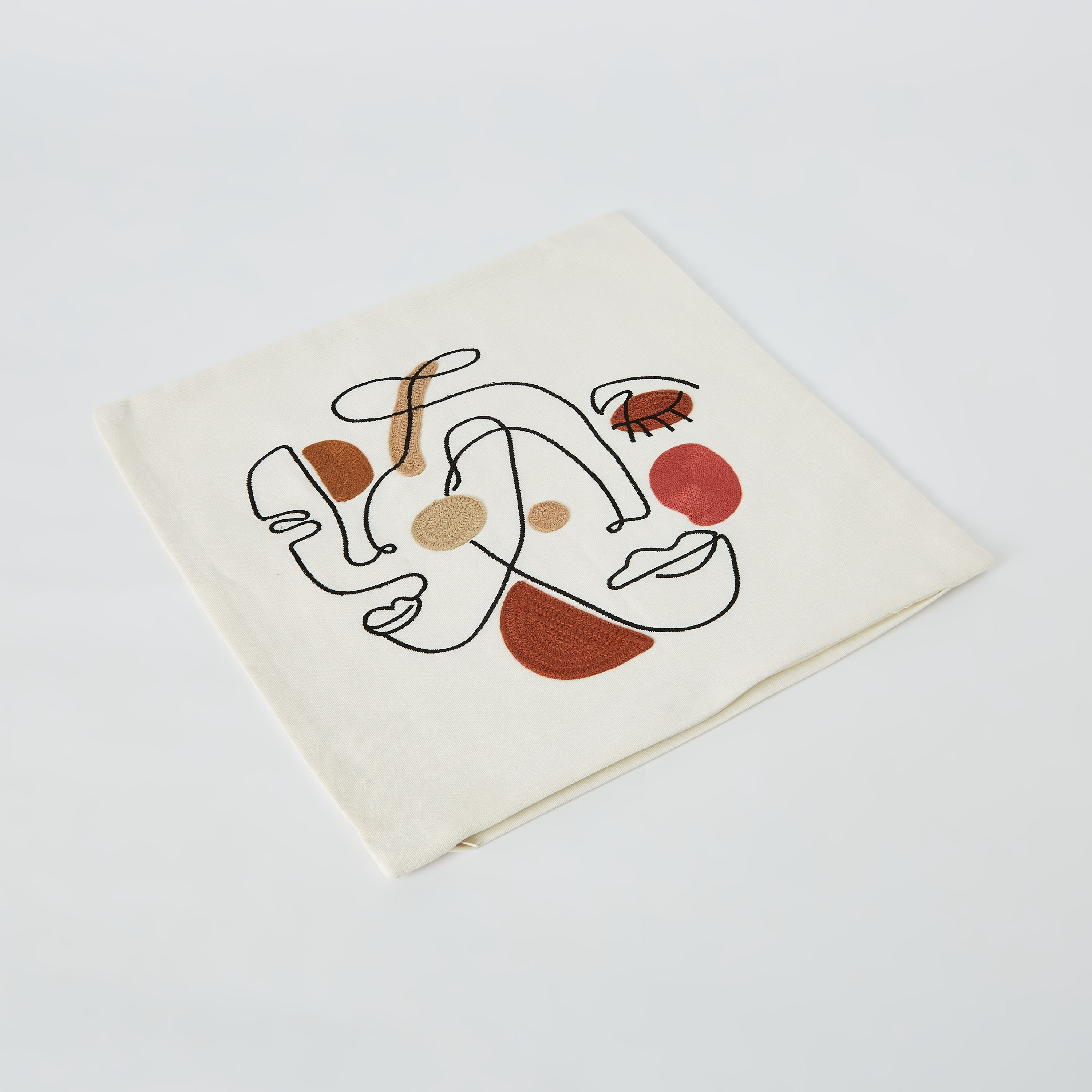 Faces Embroidered Filled Cushion - 40x40 cm-hbxlivingroom-furnishings-cushionsandcovers-filledcushions-image-5