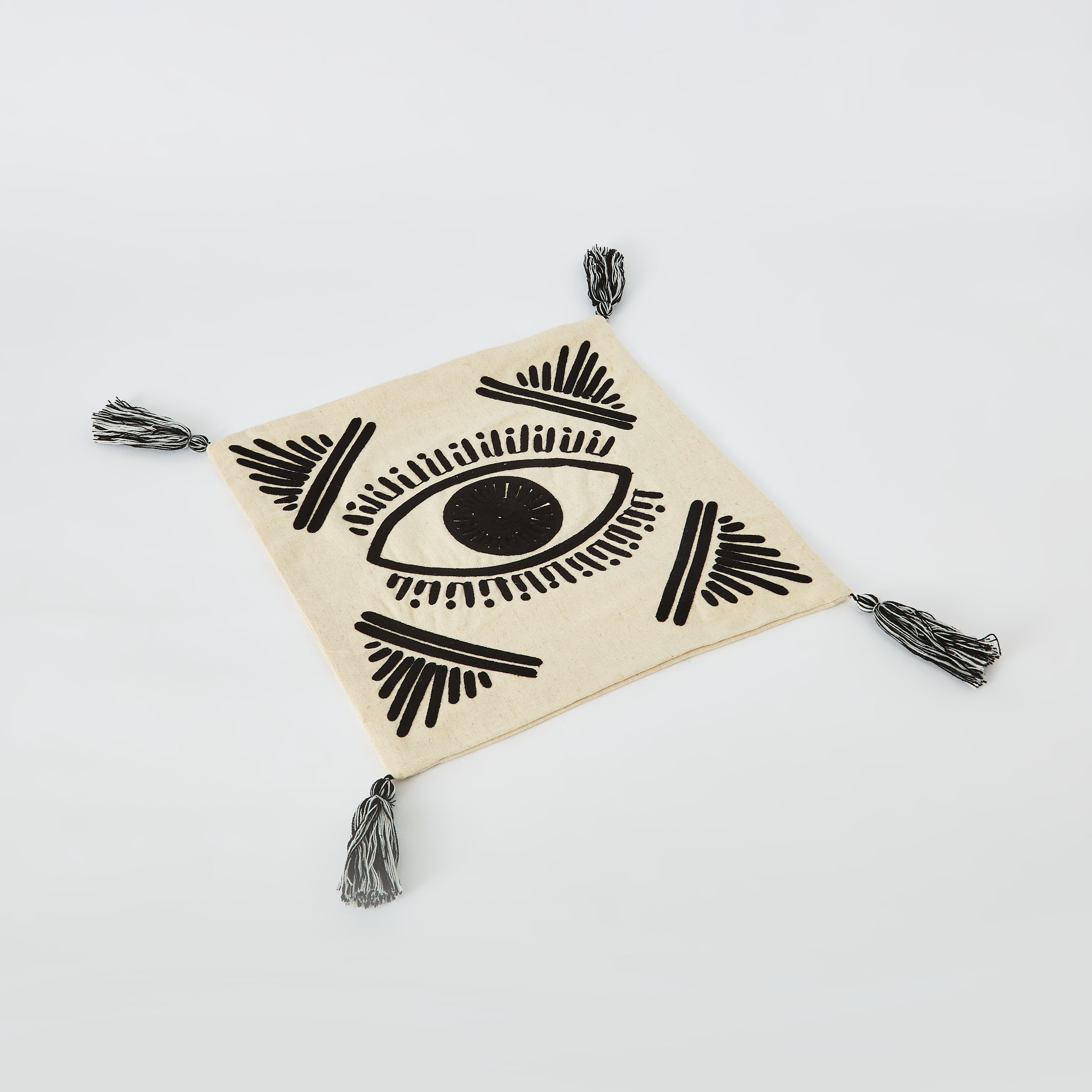 وسادة محشوة مطرزة - 40x40 سم-hbxlivingroom-furnishings-cushionsandcovers-filledcushions-image-5