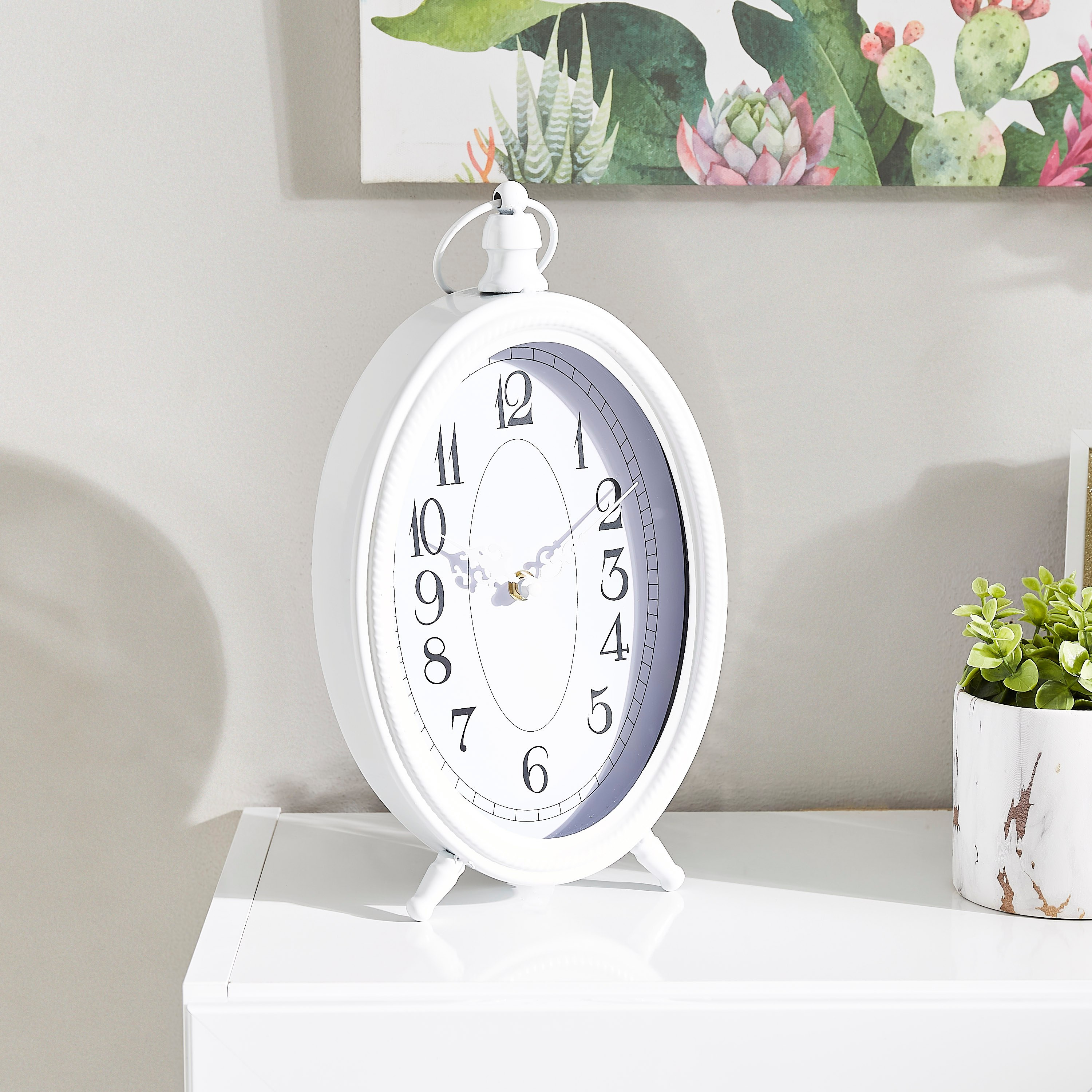Rigel Metal Table Clock - 18x6x32 cm-PROMO_HB_AE_B1G1_250925-image-1