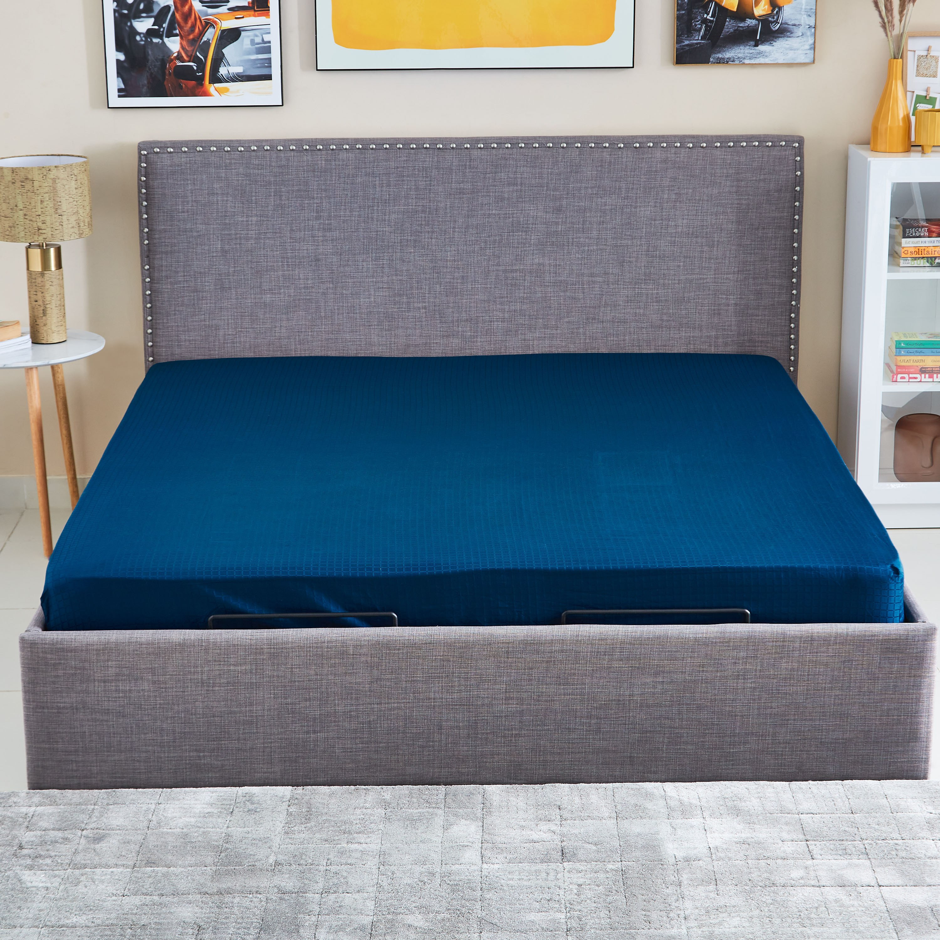 Cambridge Aloe Vera and Jojoba Oil Treated Super King Fitted Sheet - 200x200+30 cm-hbxhomeware-hbxbedroom-image-2