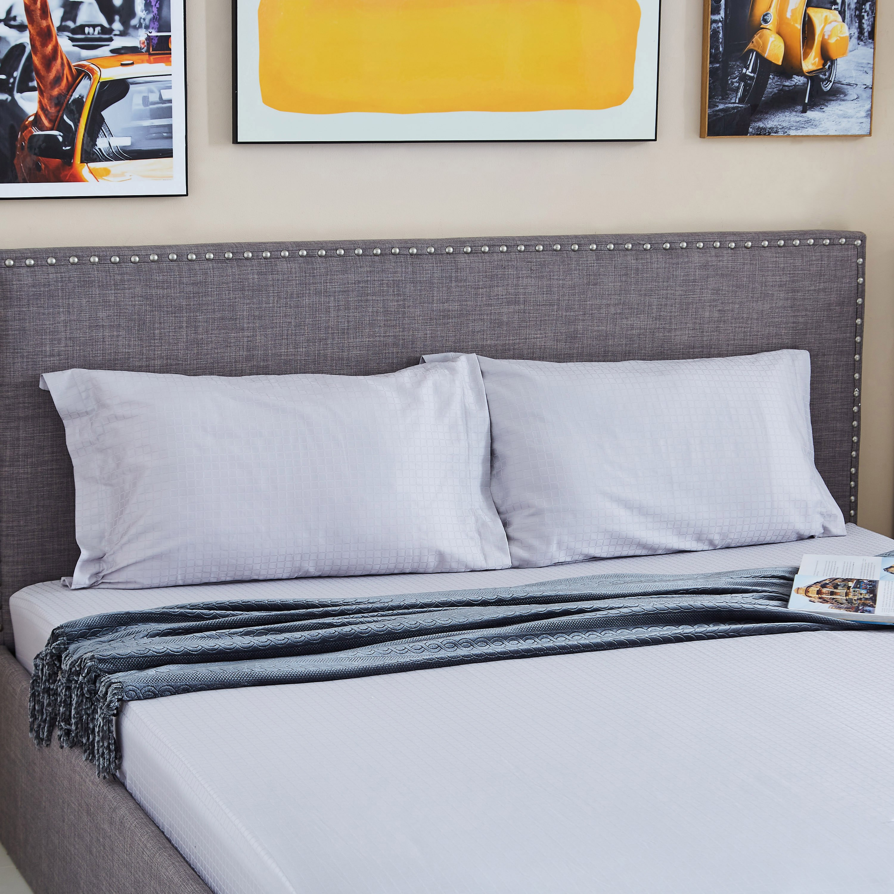 طقم غطاء وسادة معالج بزيت الصبار والجوجوبا قطعتين من كامبريدج - 50x75+5 سم-hbxhomeware-hbxbedroom-image-1