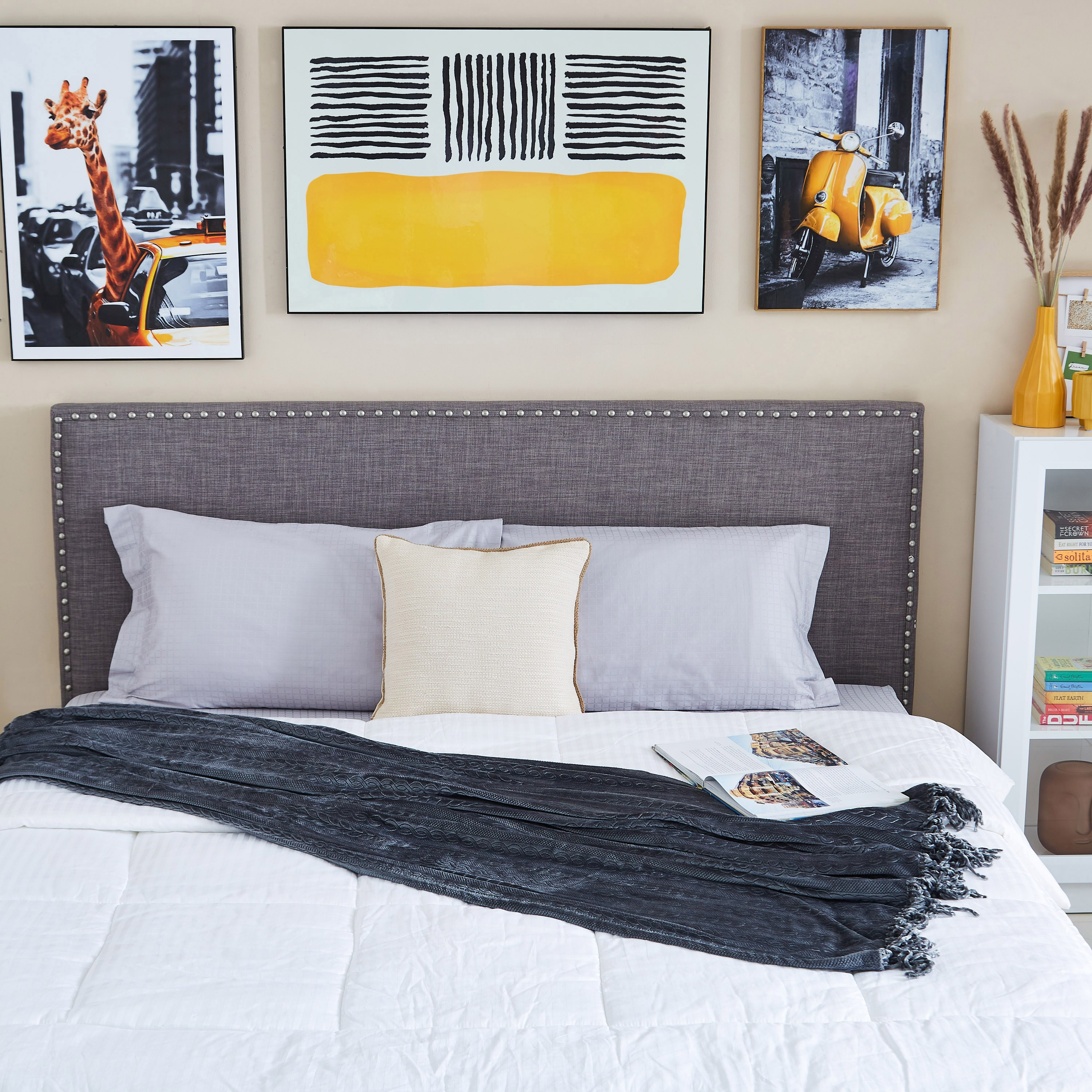 طقم غطاء وسادة معالج بزيت الصبار والجوجوبا قطعتين من كامبريدج - 50x75+5 سم-hbxhomeware-hbxbedroom-image-4