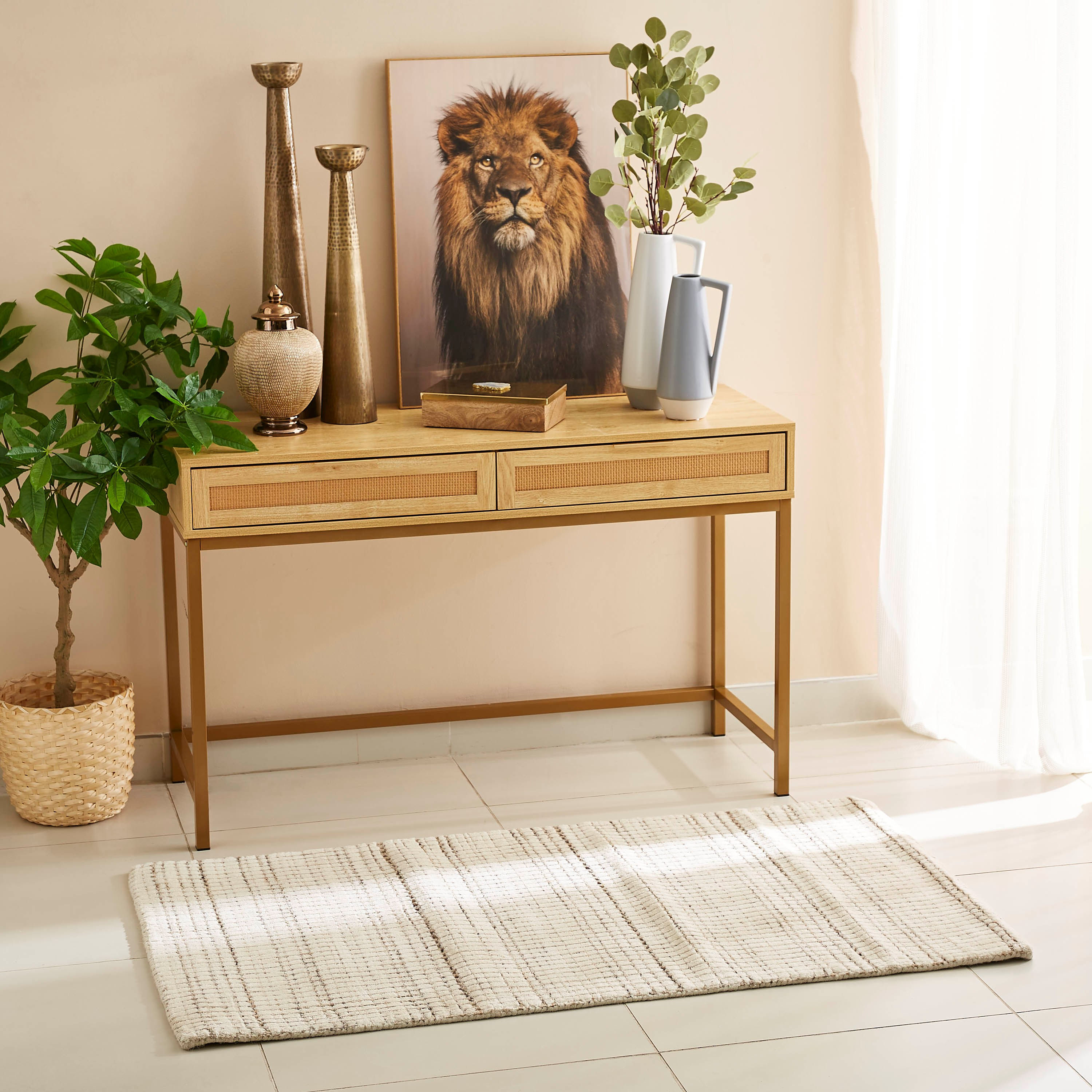 سجادة صوفية مصنوعة يدويًا من هالي - 80x150 سم-hbxdecorandfurnishings-floorcoverings-rugs-image-5