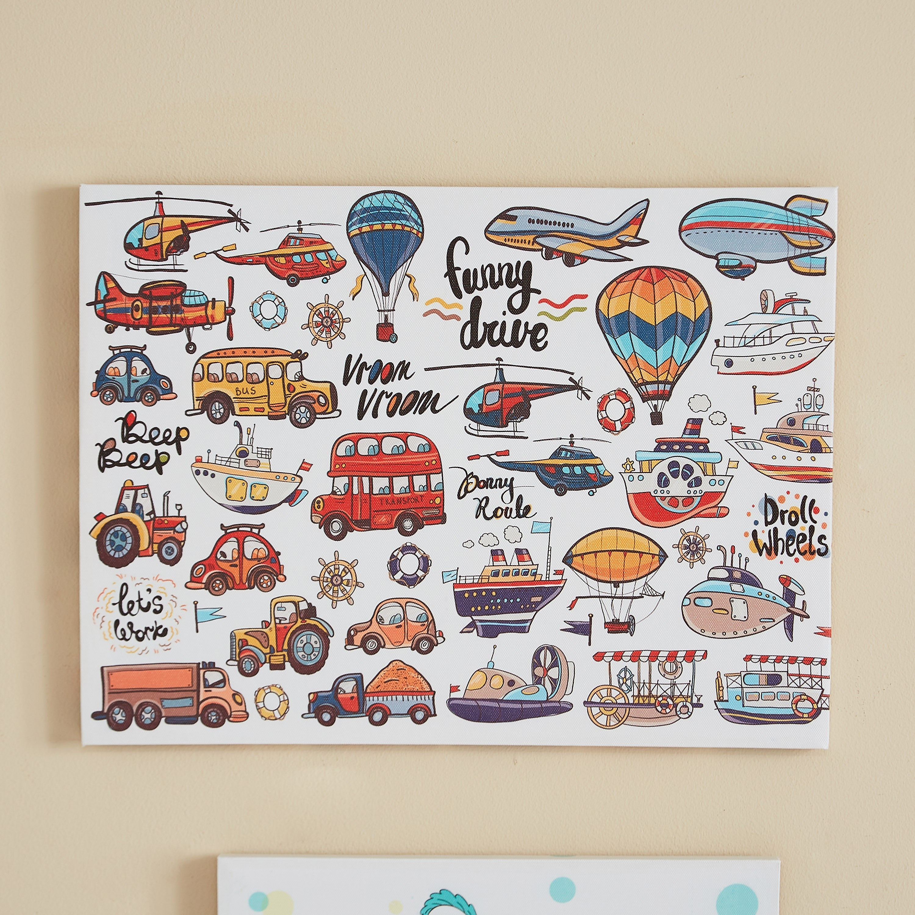 لوحة كانفاس بطبعات من آرتيستري - 30x40 سم-hbxhomeware-hbxkidsandyouth-image-1