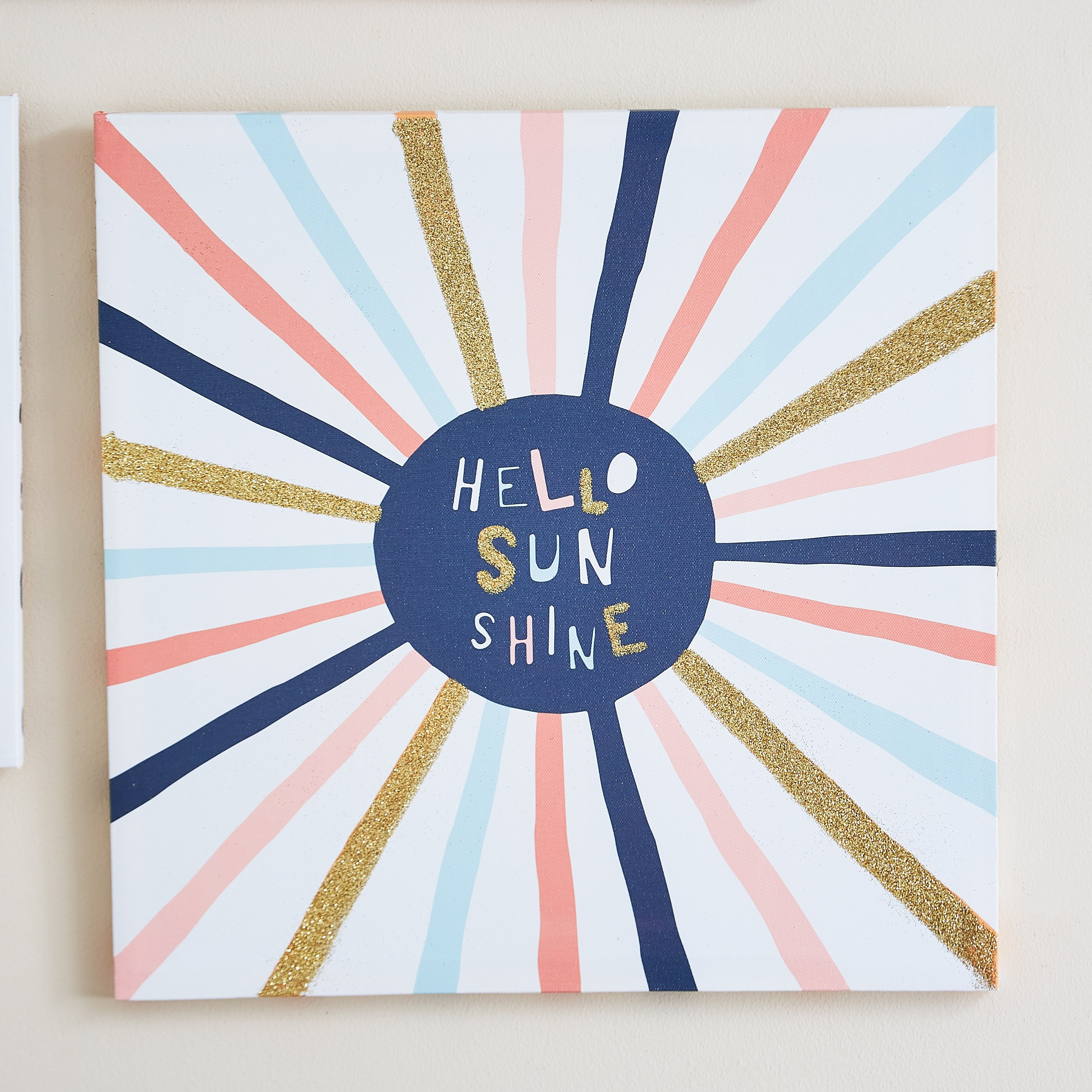 لوحة كانفاس بطبعات هالو صن شاين من آرتيستري - 40x40 سم-hbxhomeware-hbxkidsandyouth-image-1