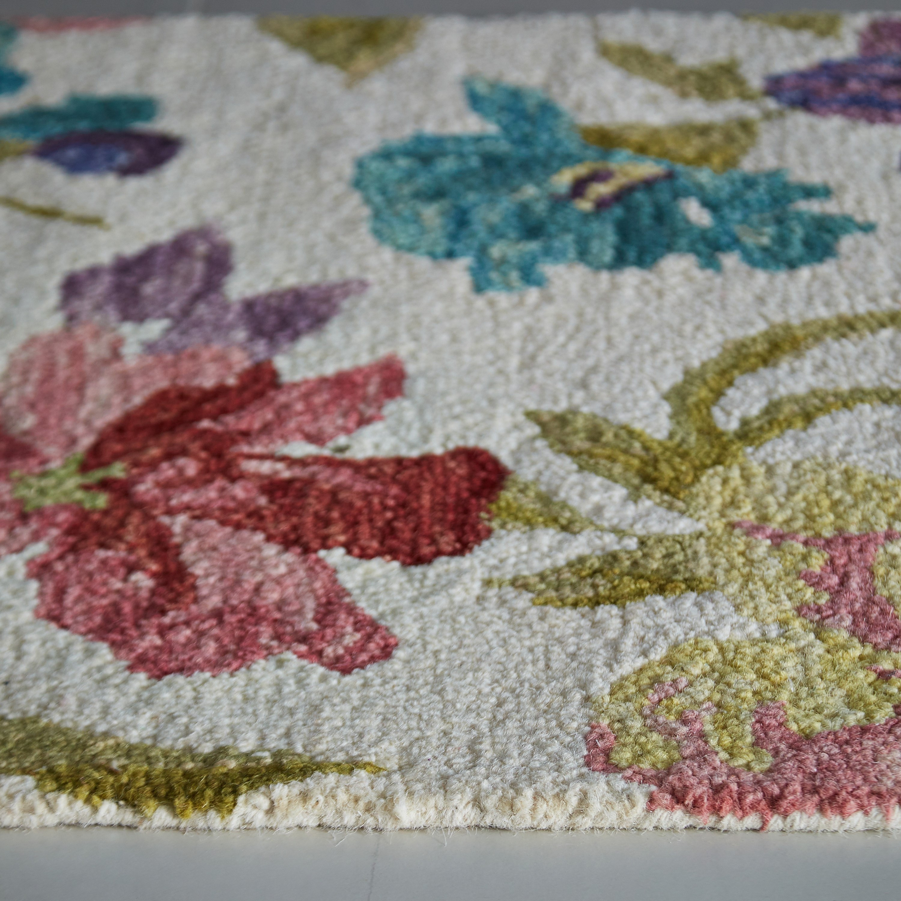 سجادة صوف معنقدة يدويًا من فيونا - 80X230 سم-hbxdecorandfurnishings-floorcoverings-rugs-image-3
