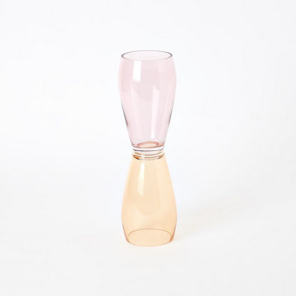 Lilac Hourglass Vase - 11.5x38 cms