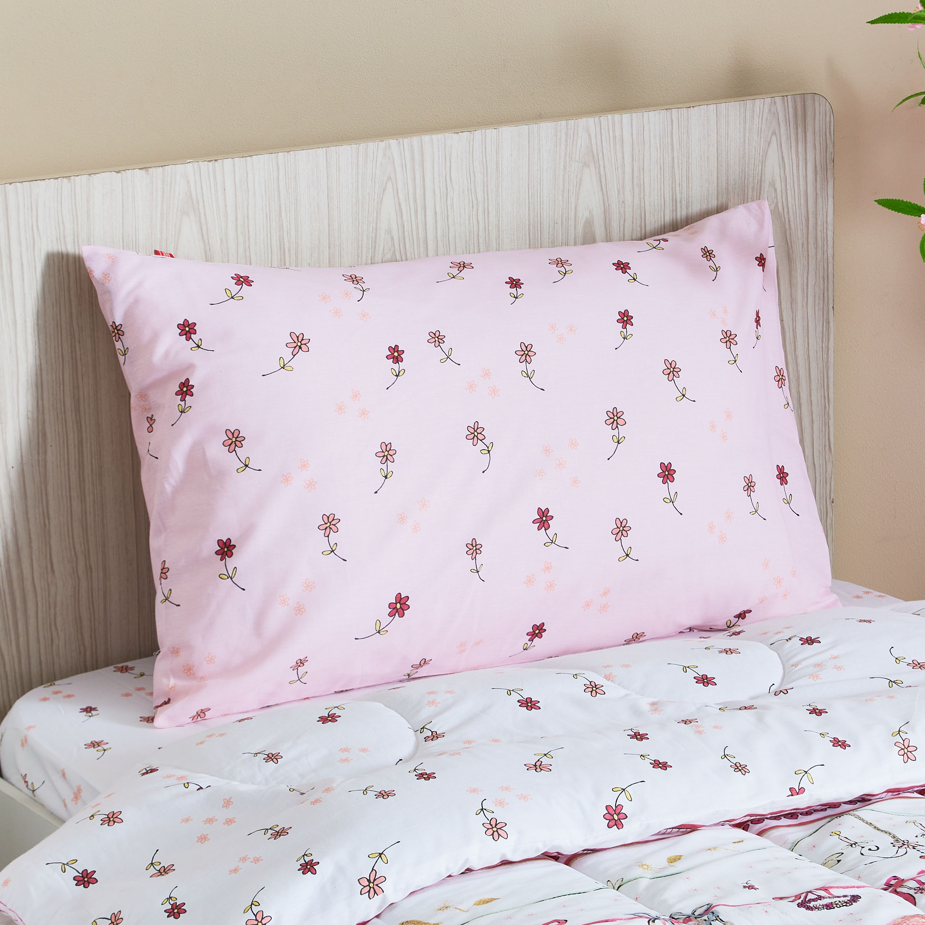 طقم لحاف فردي قطعتين بطبعات باليرينا من إلفيش - 135x220 سم-hbxhomeware-hbxkidsandyouth-image-4