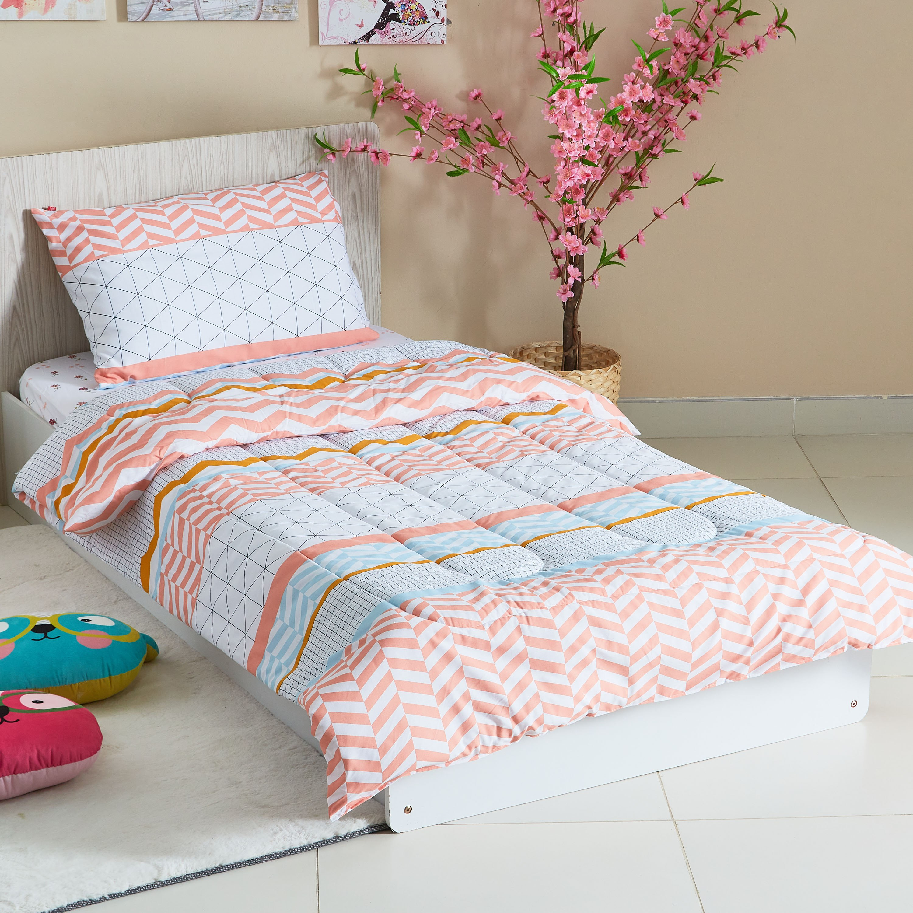 طقم لحاف فردي قطعتين من إلفيش ميلا - 135x220 سم-hbxhomeware-hbxkidsandyouth-image-1