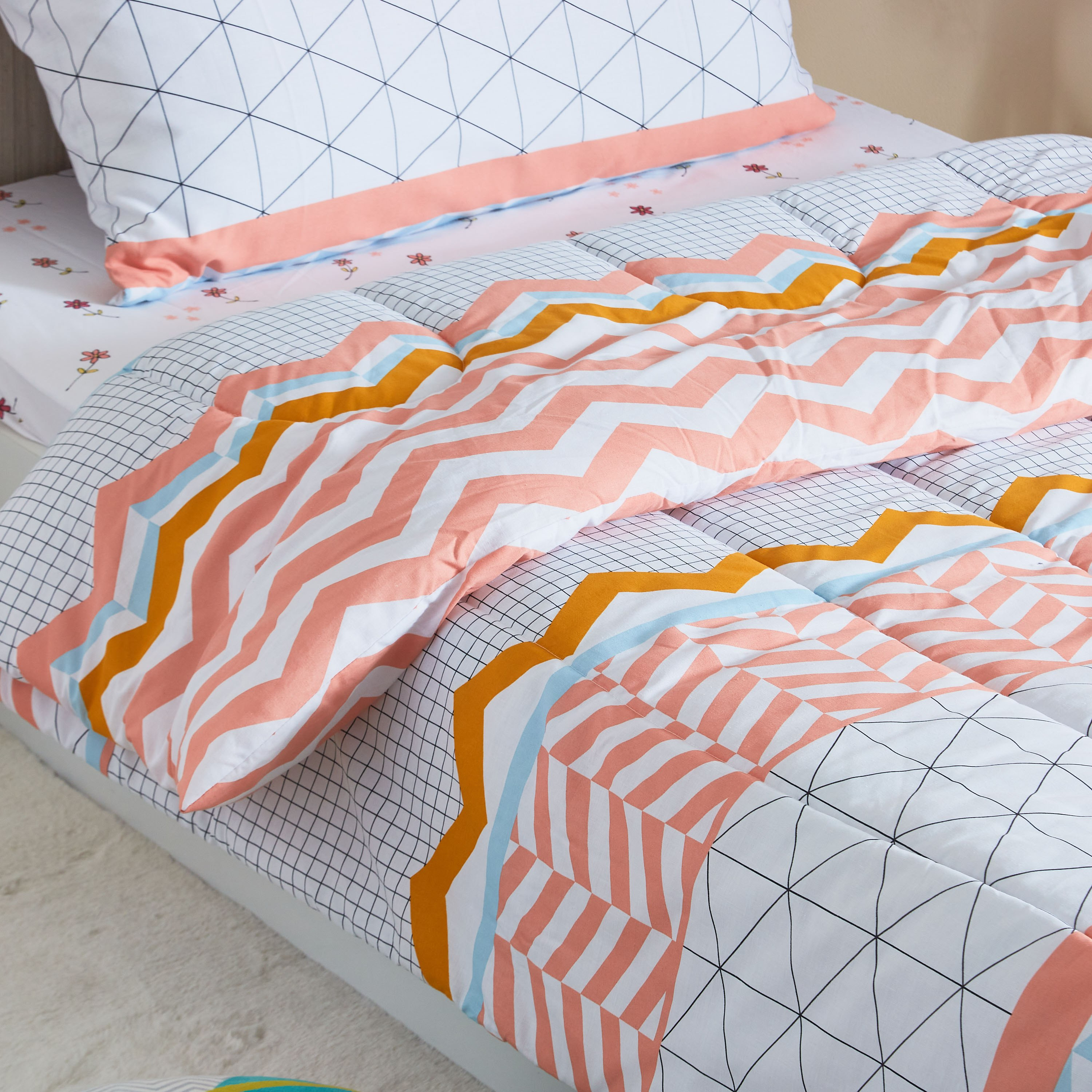 طقم لحاف فردي قطعتين من إلفيش ميلا - 135x220 سم-hbxhomeware-hbxkidsandyouth-image-3