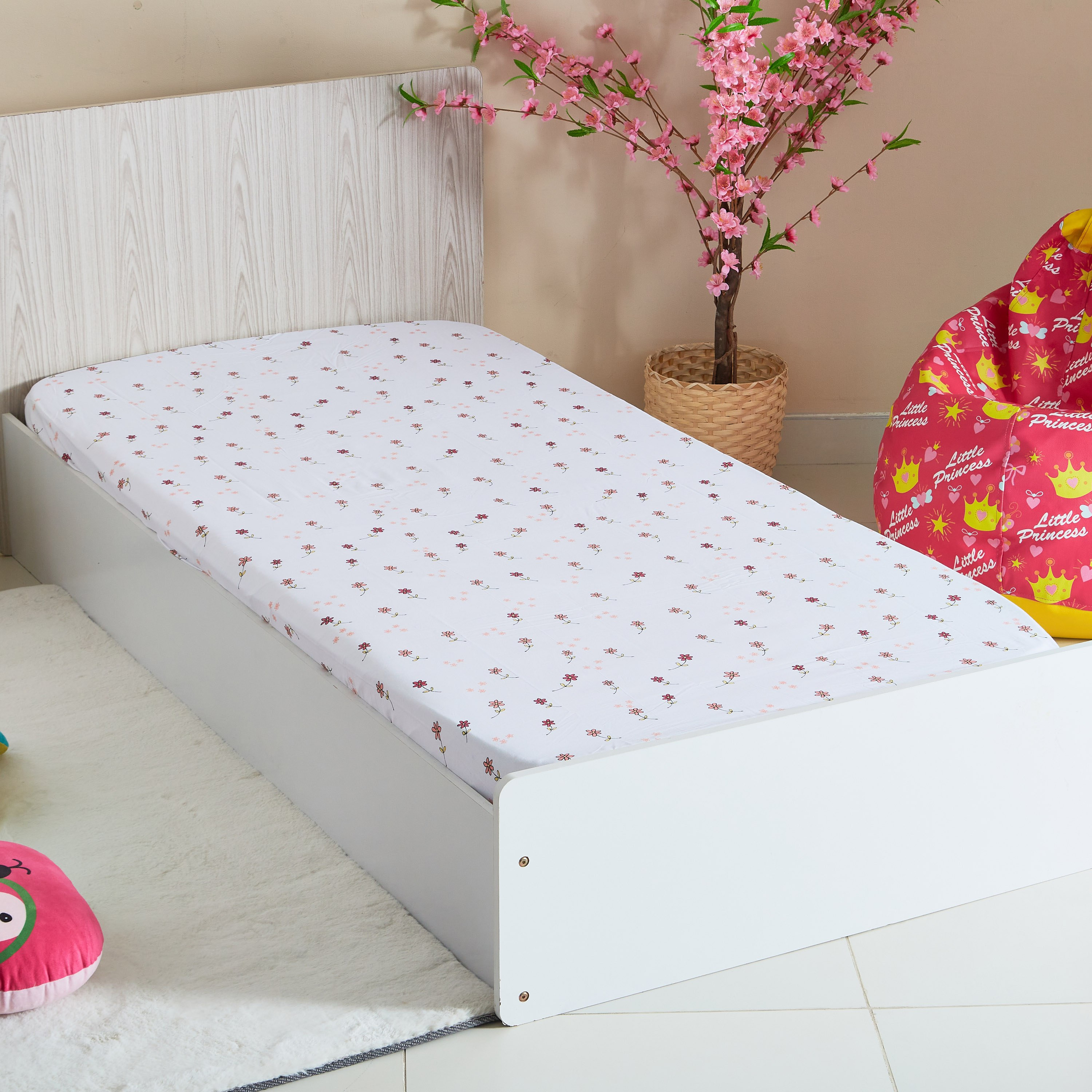 شرشف مطاطي فردي دانسينج من إلفيش - 90x200+25 سم-hbxhomeware-hbxkidsandyouth-image-1