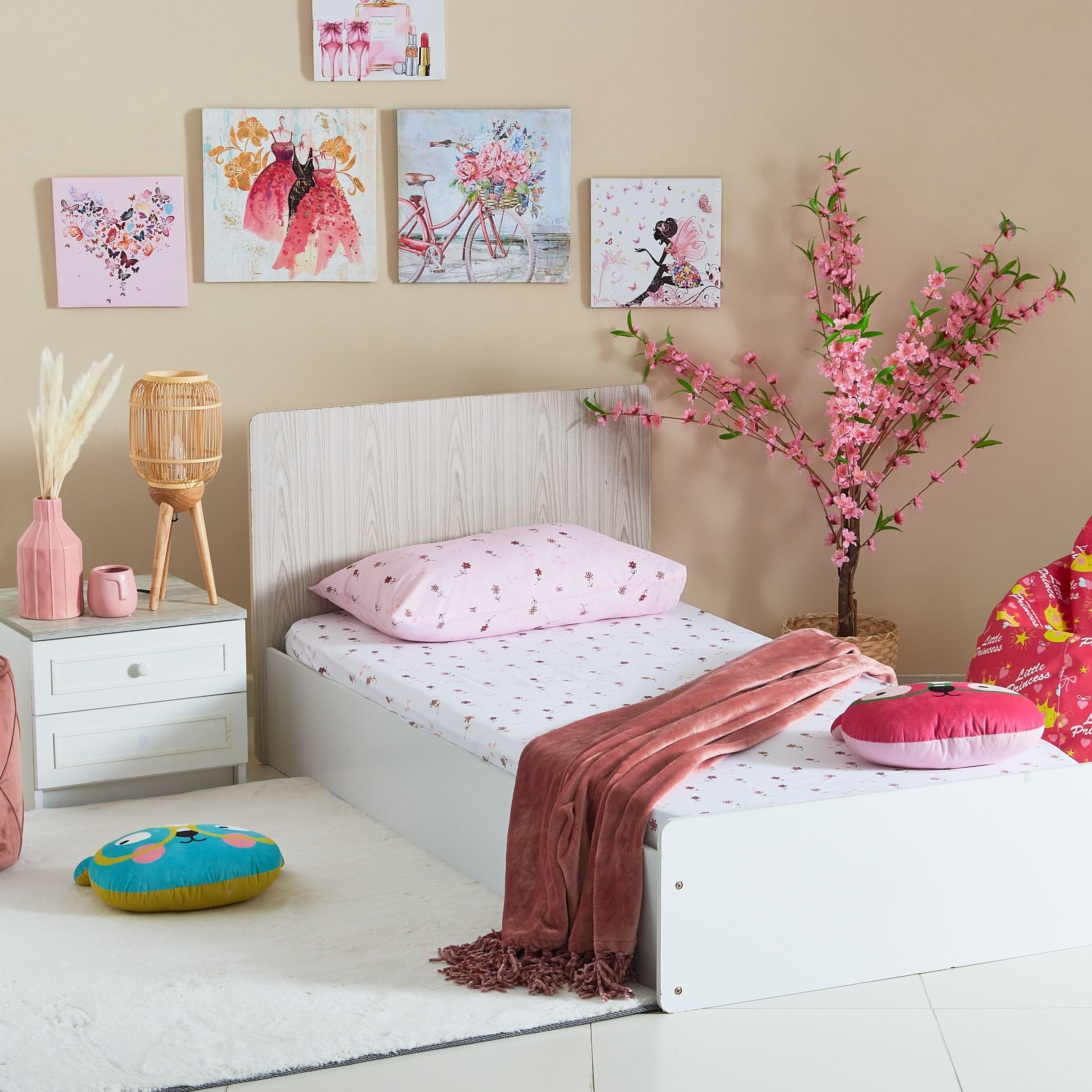 شرشف مطاطي فردي دانسينج من إلفيش - 90x200+25 سم-hbxhomeware-hbxkidsandyouth-image-4