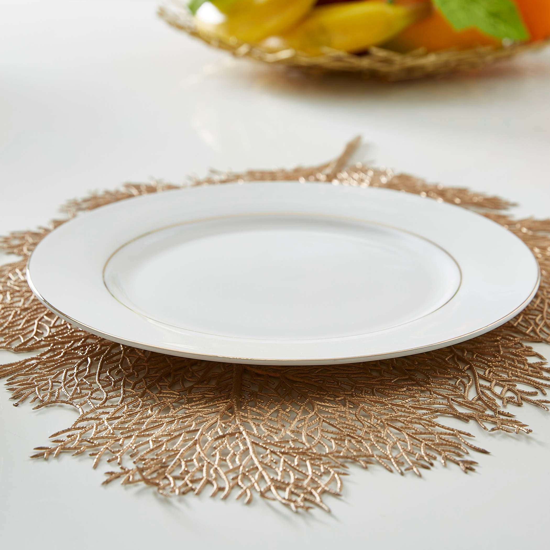 صحن عشاء خزف صيني من كوين - 26 سم-hbxdecorandfurnishings-tabletop-crockery-image-2
