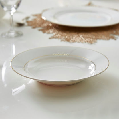Queen Bone China Soup Plate - 20 cms