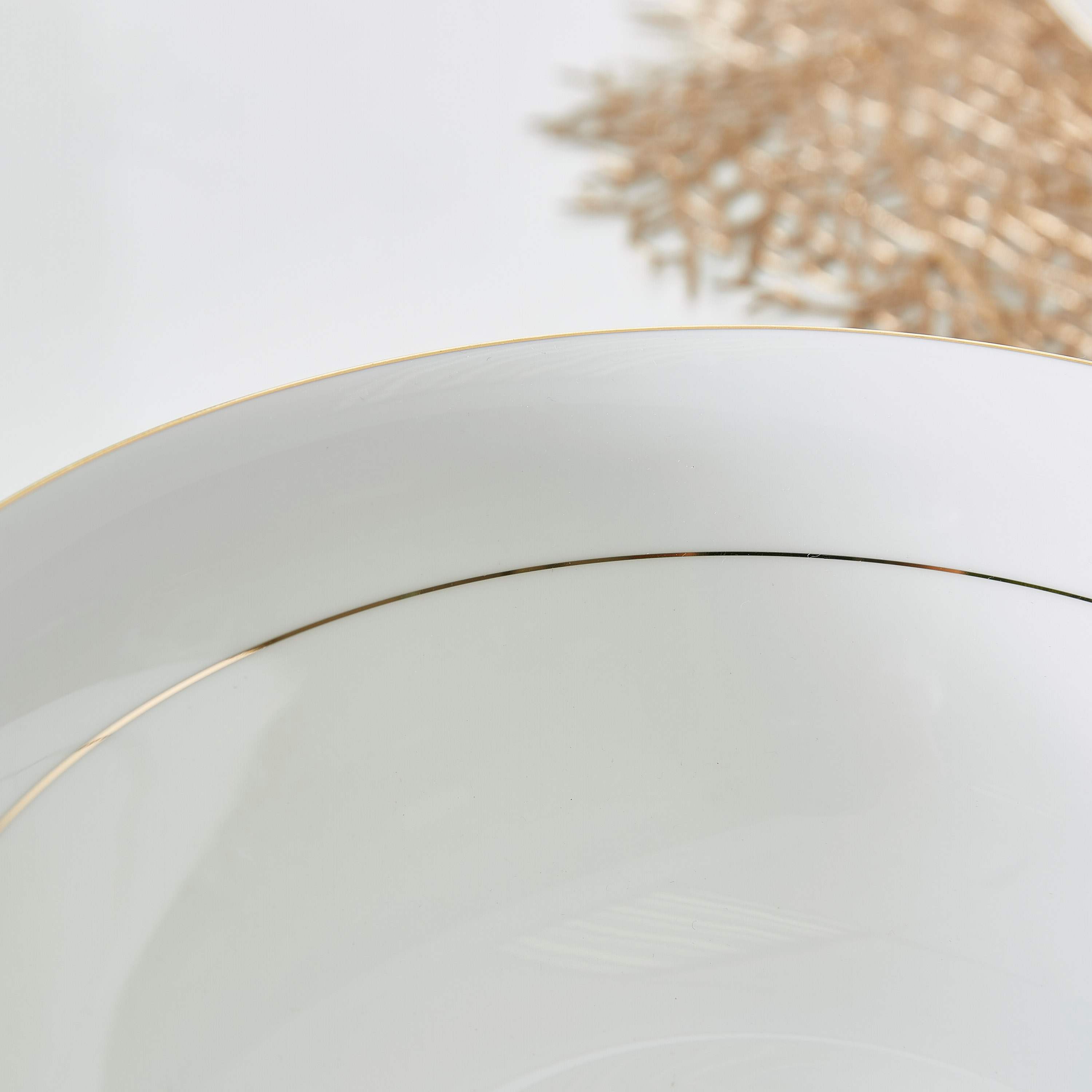 وعاء تقديم خزف صيني من كوين - 23 سم-hbxdecorandfurnishings-tabletop-serveware-image-3