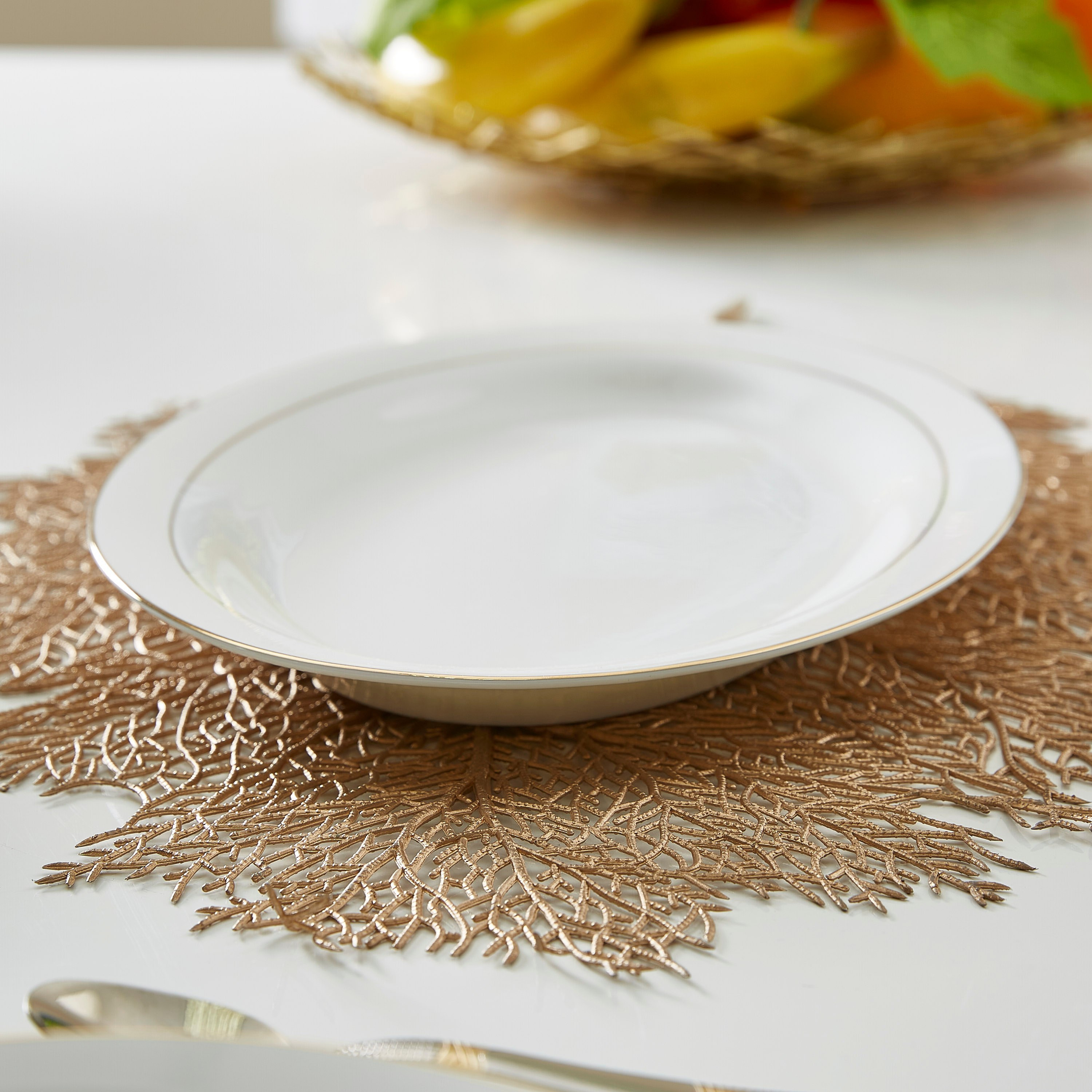 صحن بيضاوي خزف صيني من كوين - 30 سم-hbxdecorandfurnishings-tabletop-serveware-image-2